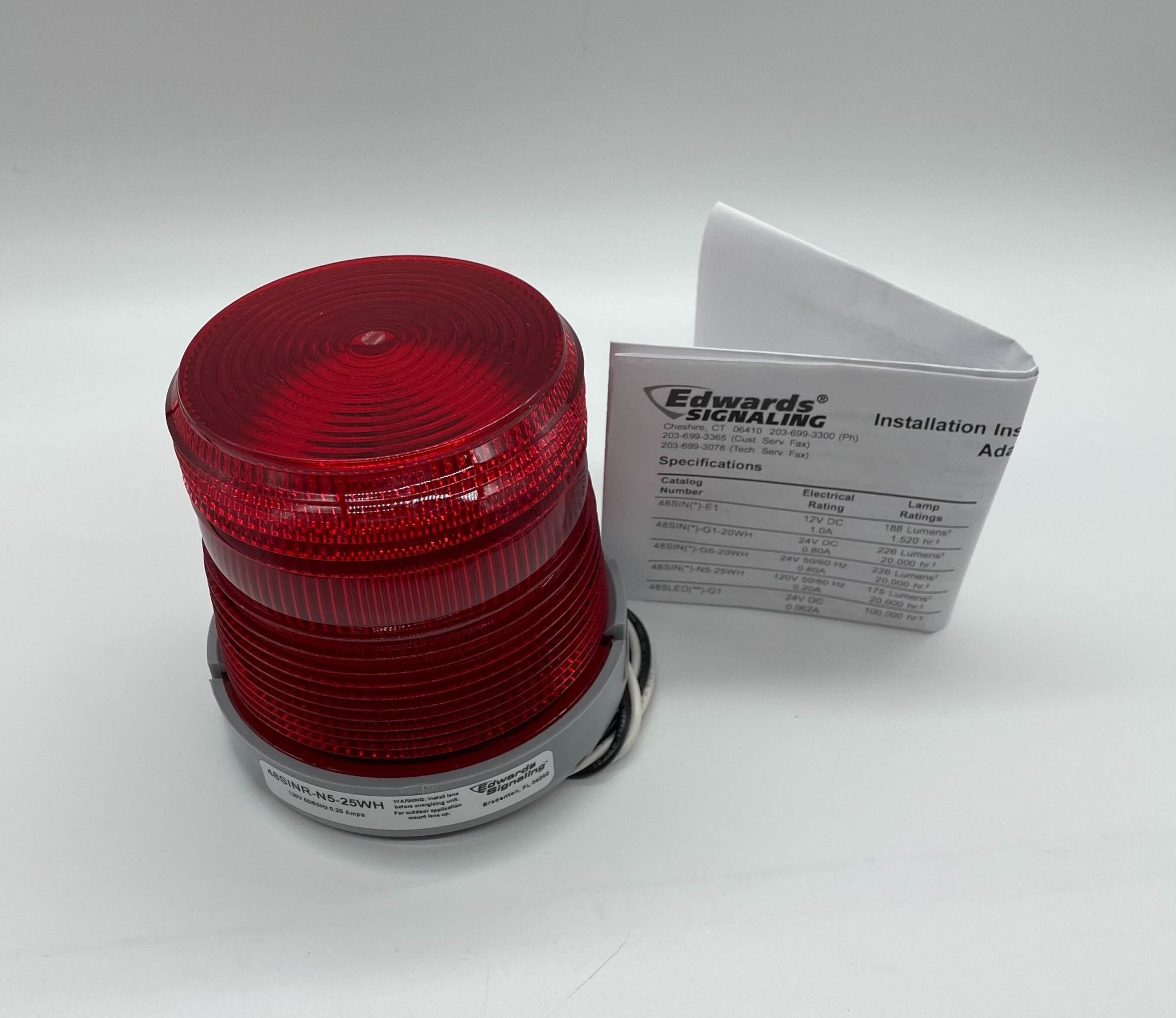 Edwards 48SINR-N5-25WH - The Fire Alarm Supplier