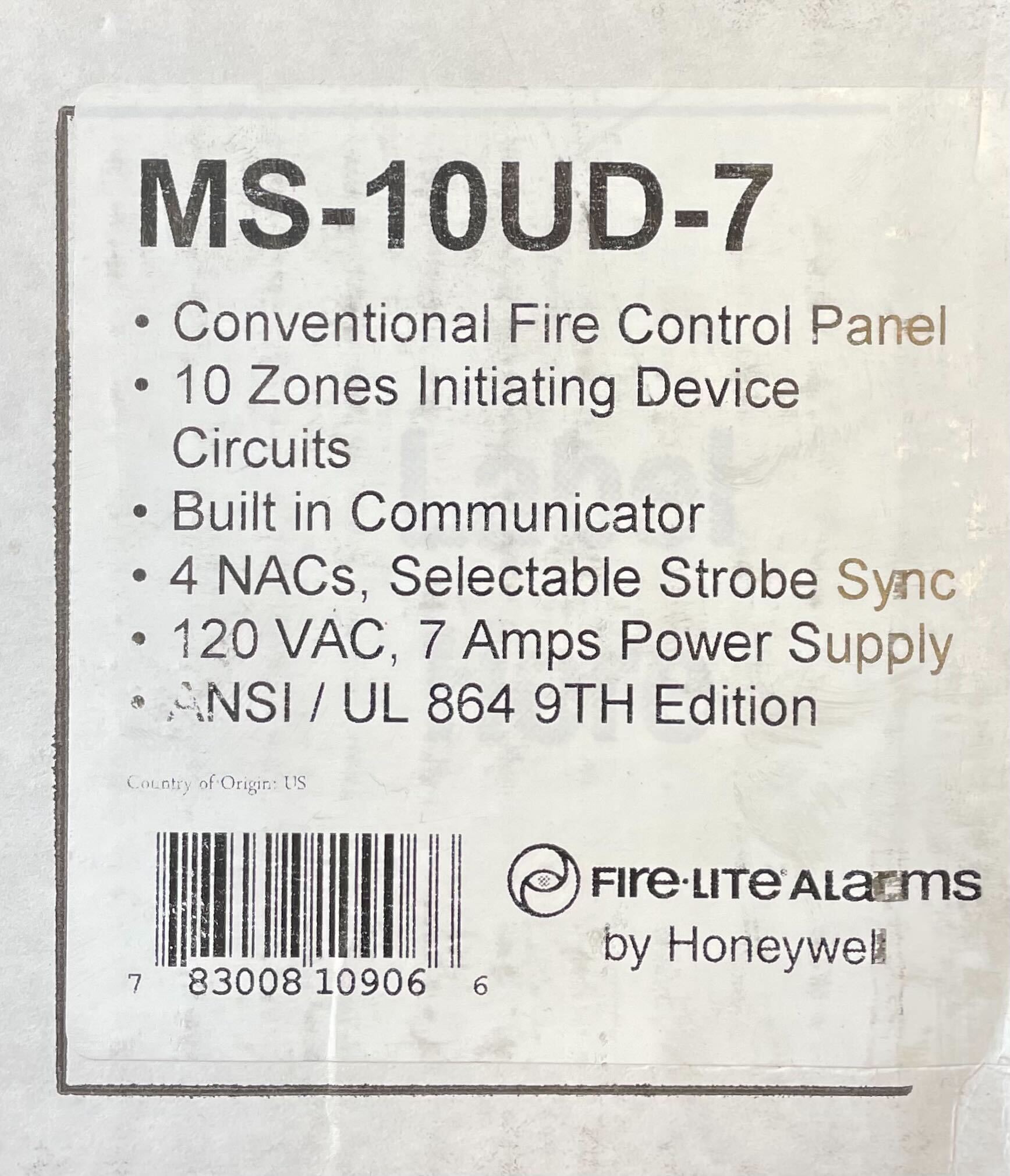 Firelite MS-10UD-7 - The Fire Alarm Supplier