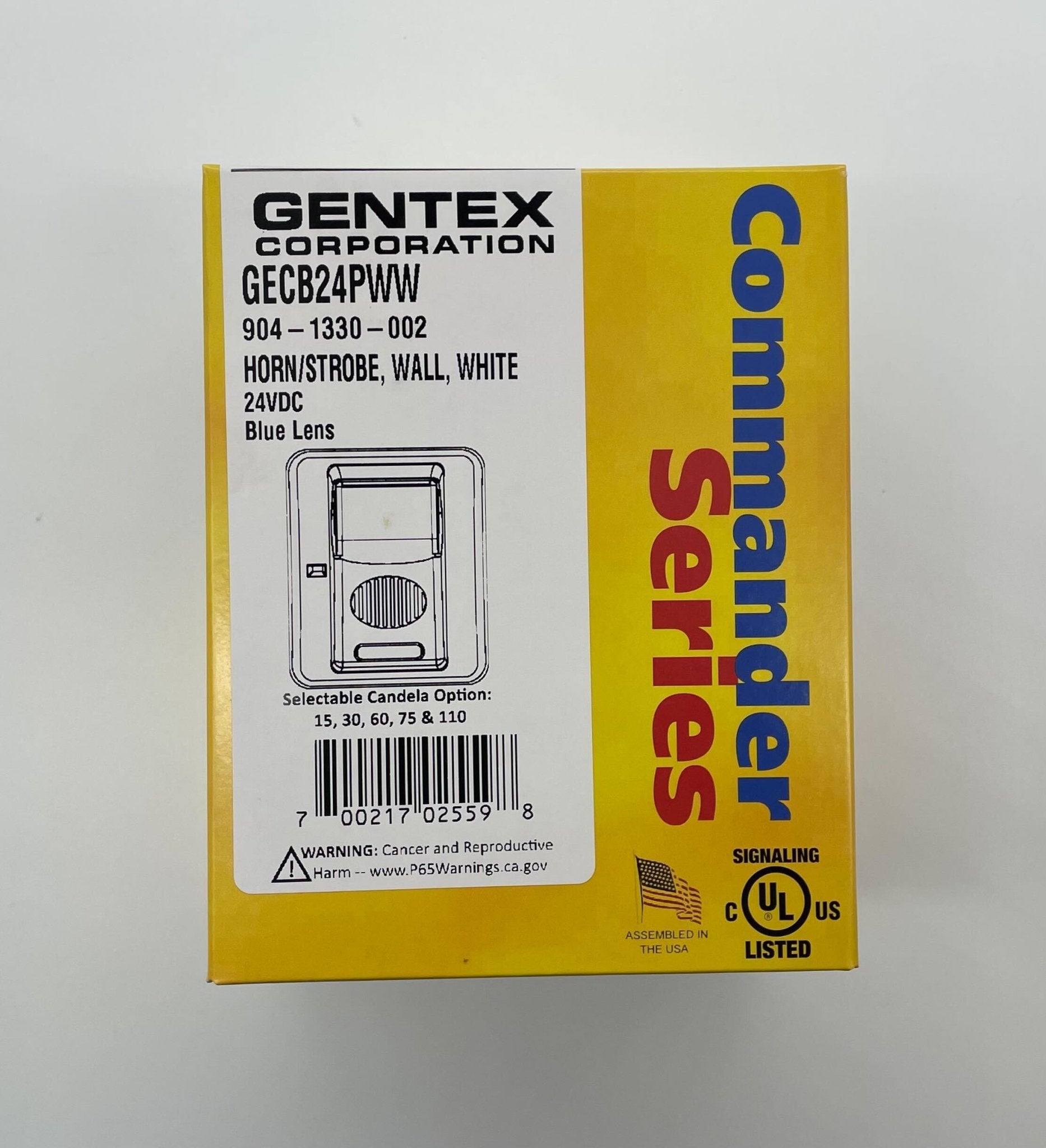 Gentex GECB24PWW - The Fire Alarm Supplier
