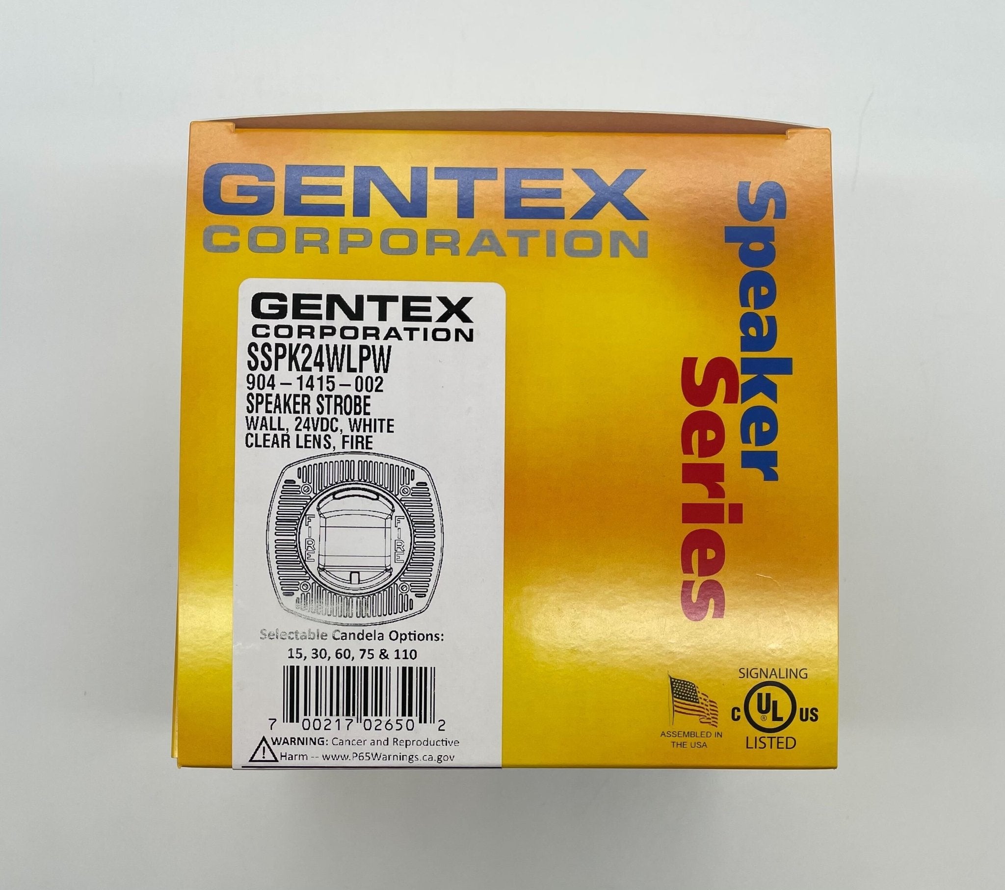Gentex SSPK24WLPW - The Fire Alarm Supplier