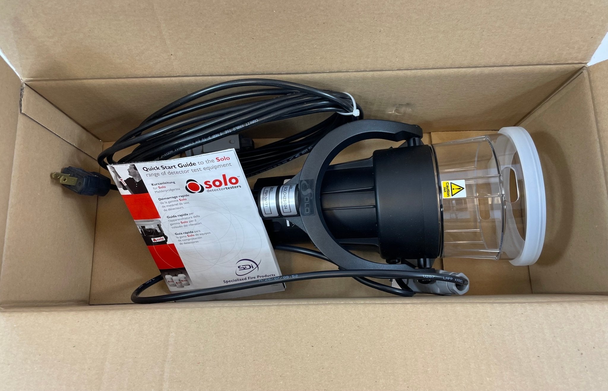 SDi SOLO423 Corded Heat Detector Tester - The Fire Alarm Supplier