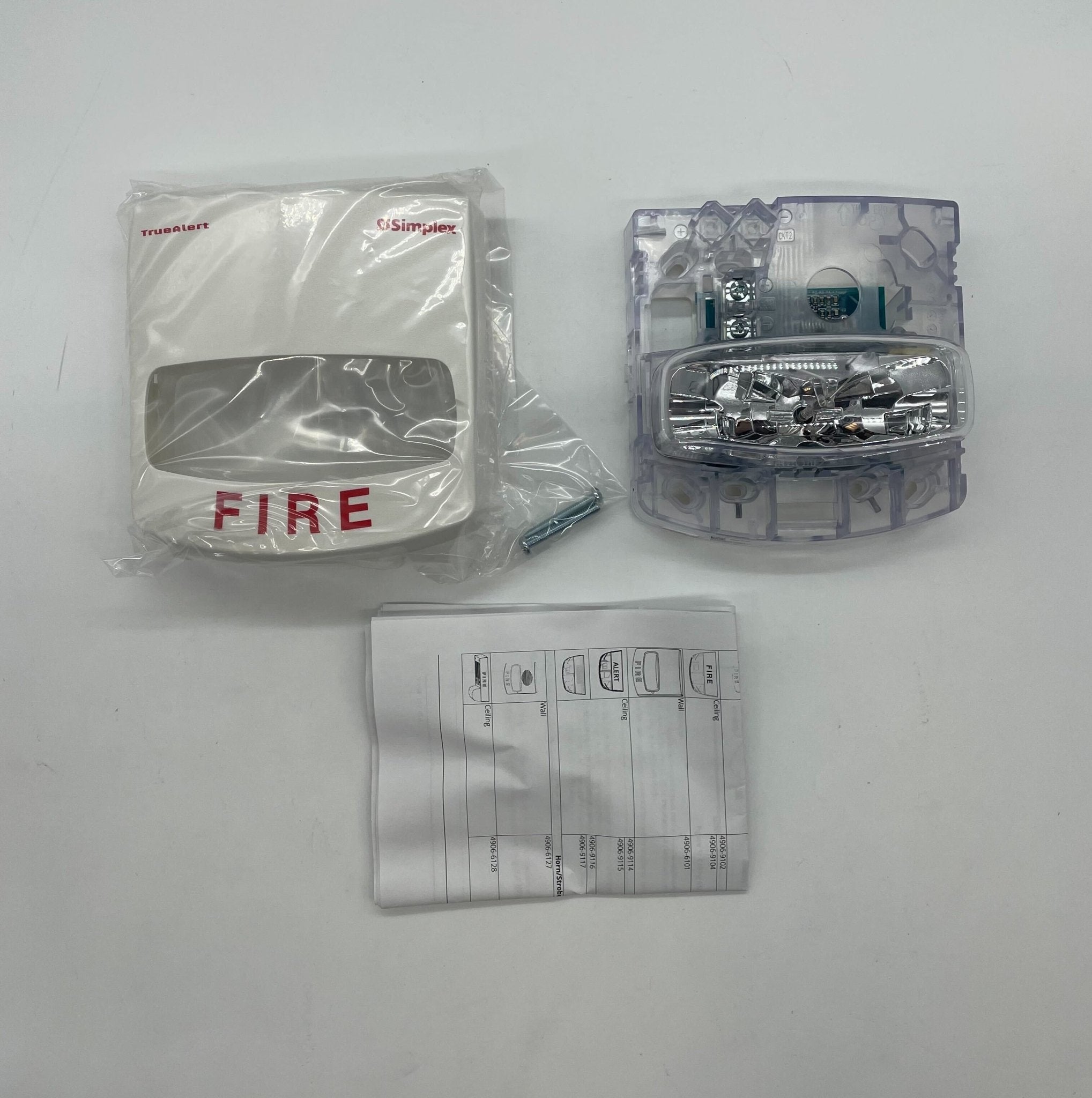 Simplex 4906-9103 Multi-Candela Strobe White - The Fire Alarm Supplier