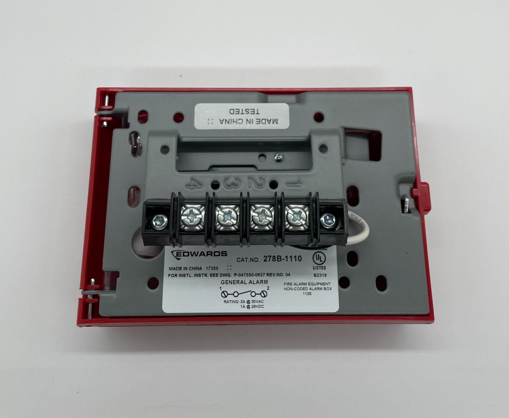 Edwards 278B-1110 - The Fire Alarm Supplier