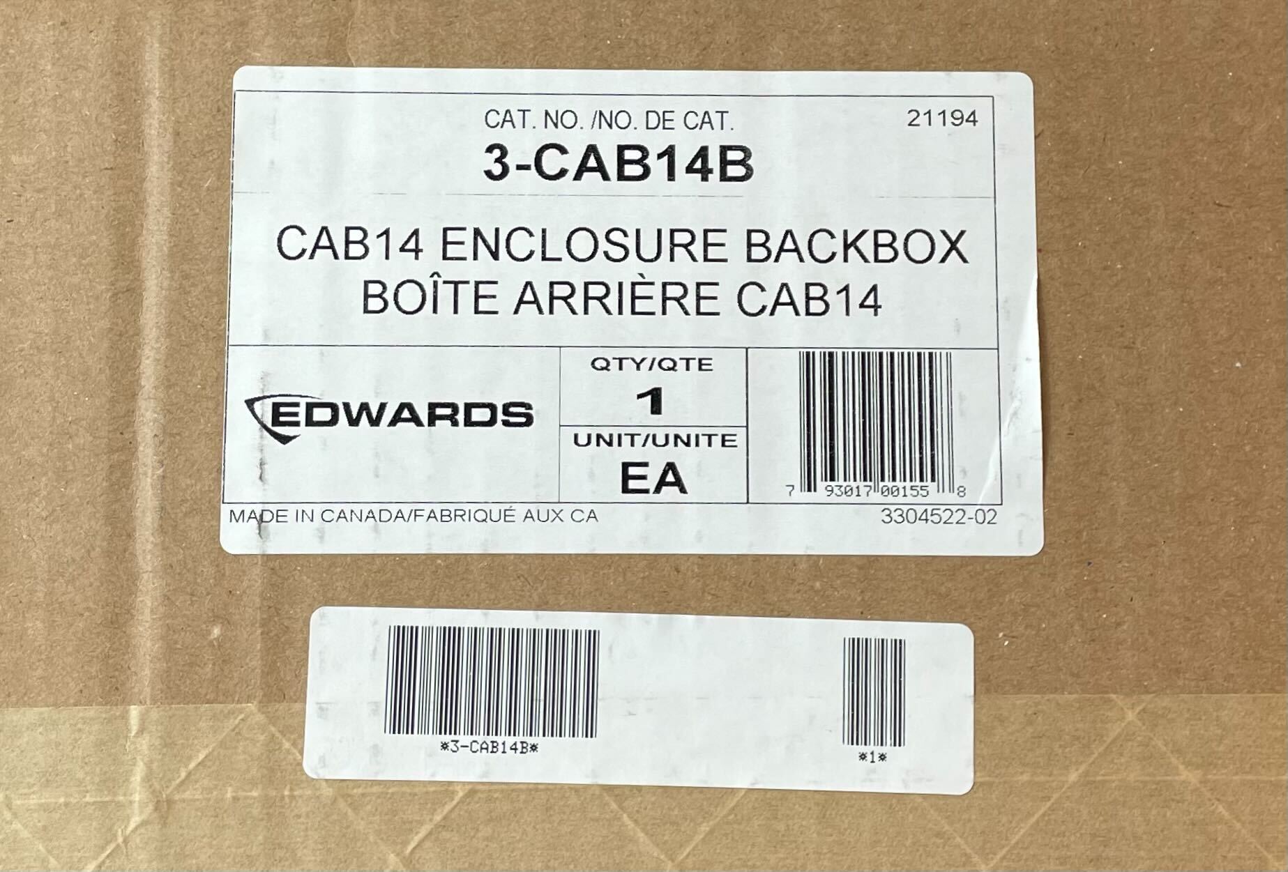 Edwards 3-CAB14B - The Fire Alarm Supplier