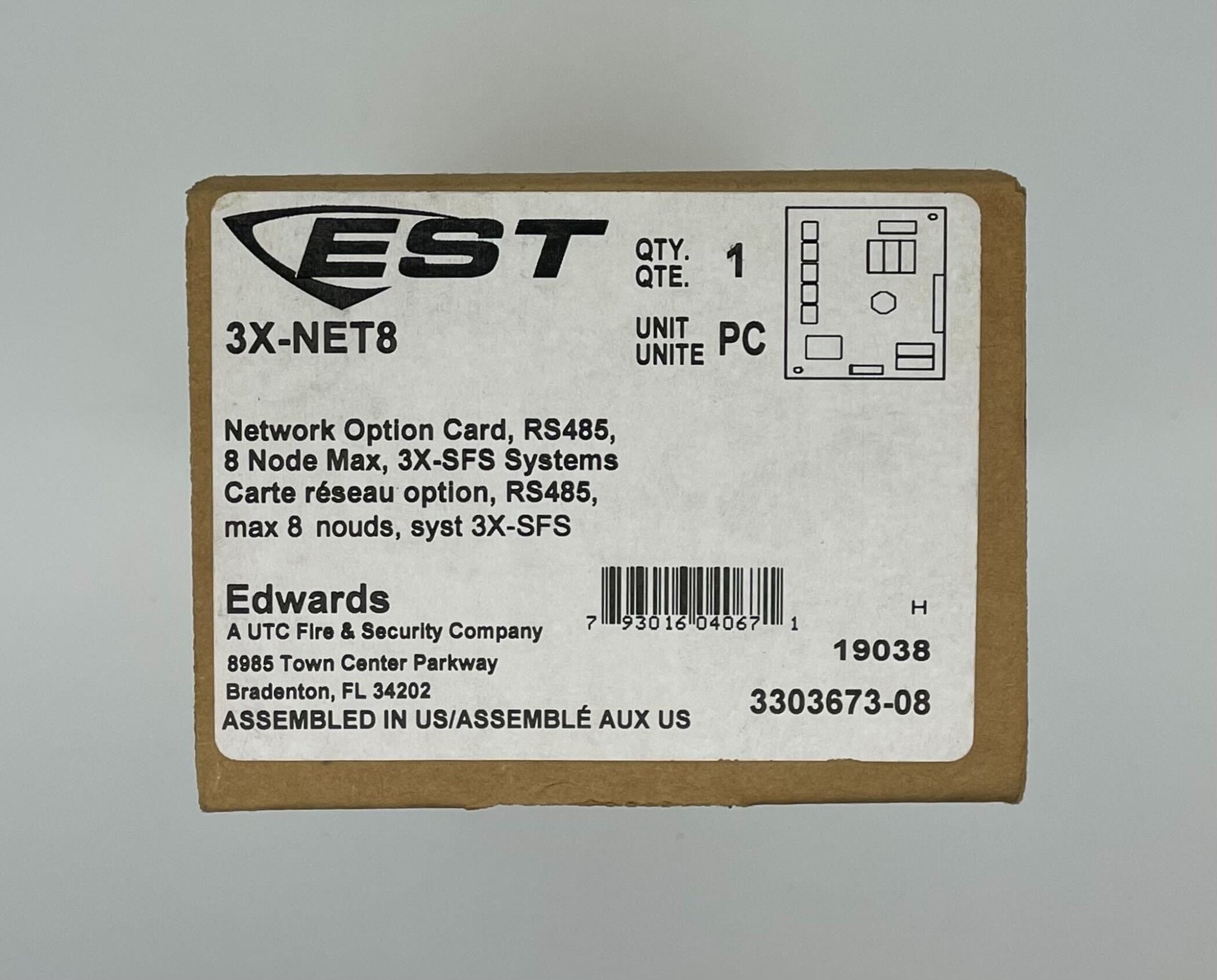 Edwards 3X-NET8 - The Fire Alarm Supplier