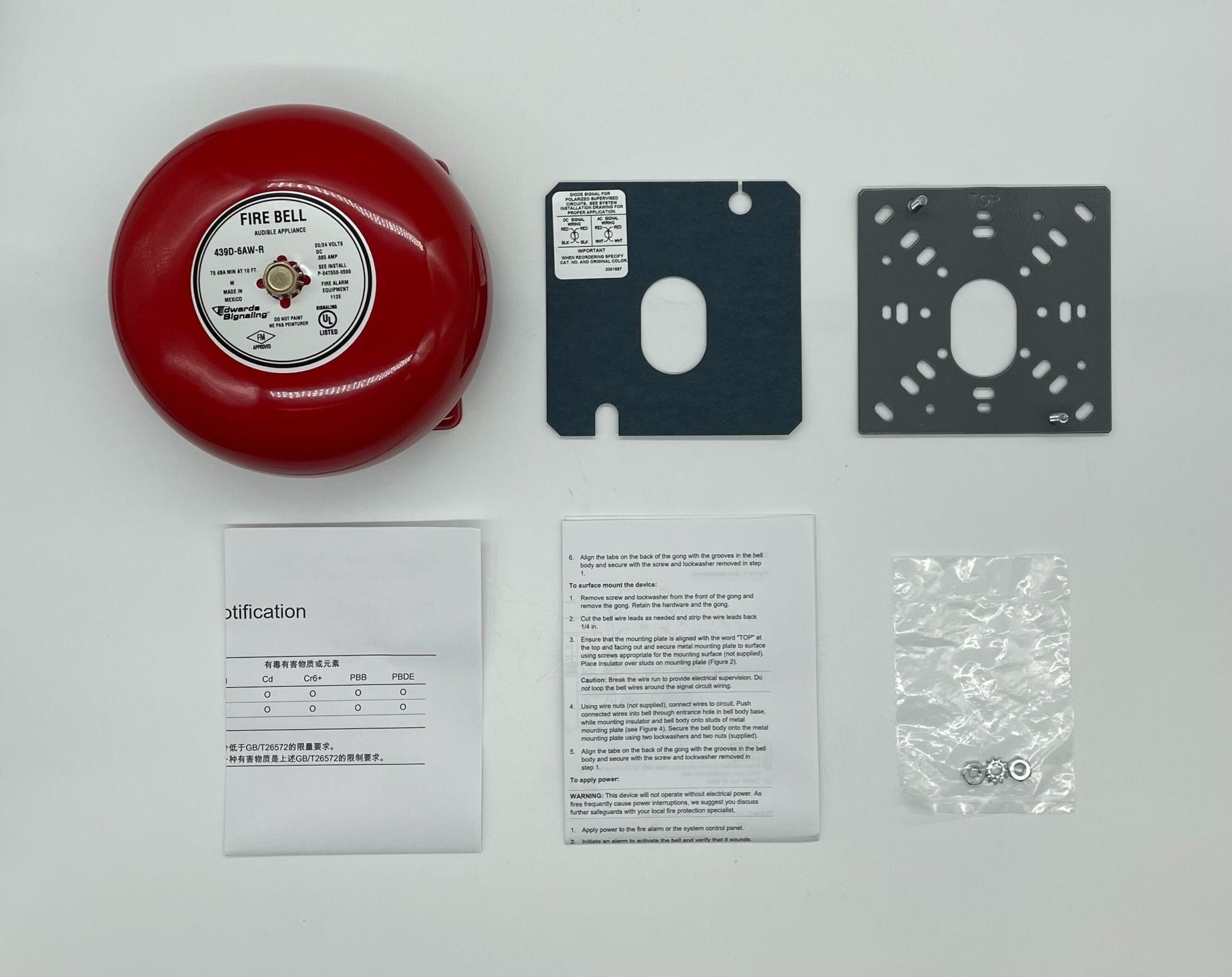 Edwards 439D-6AW-R - The Fire Alarm Supplier