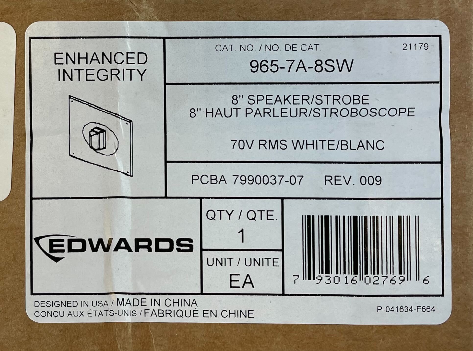 Edwards 965-7A-8SW - The Fire Alarm Supplier