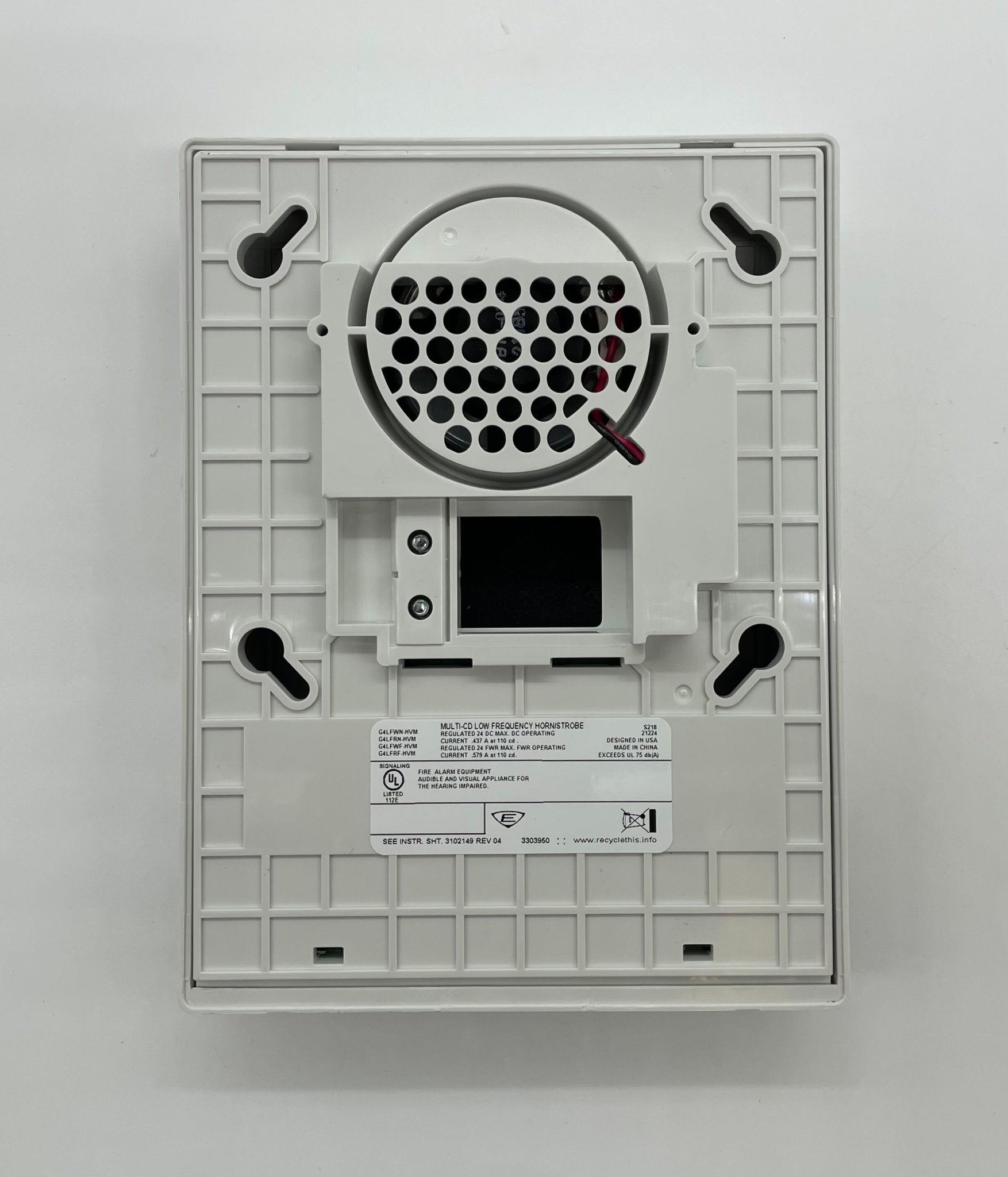 Edwards G4LFWF-HVM - The Fire Alarm Supplier