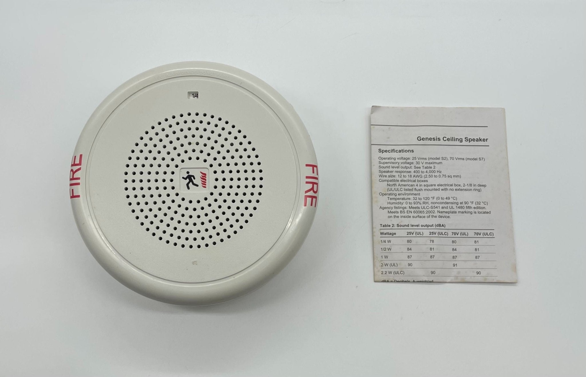 Edwards GCF-S2 - The Fire Alarm Supplier