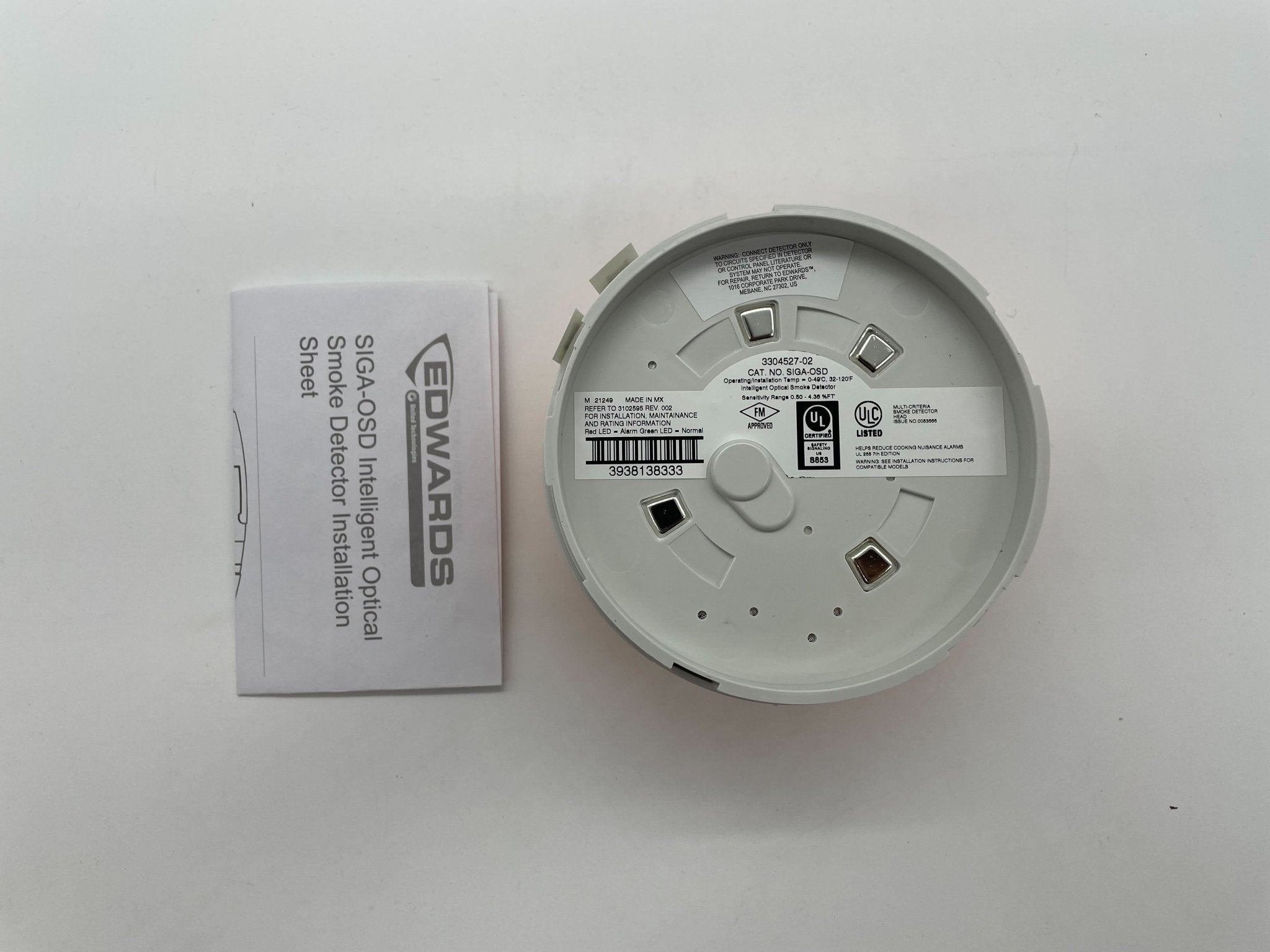 Edwards SIGA-OSD (Replaces SIGA-PD) - The Fire Alarm Supplier