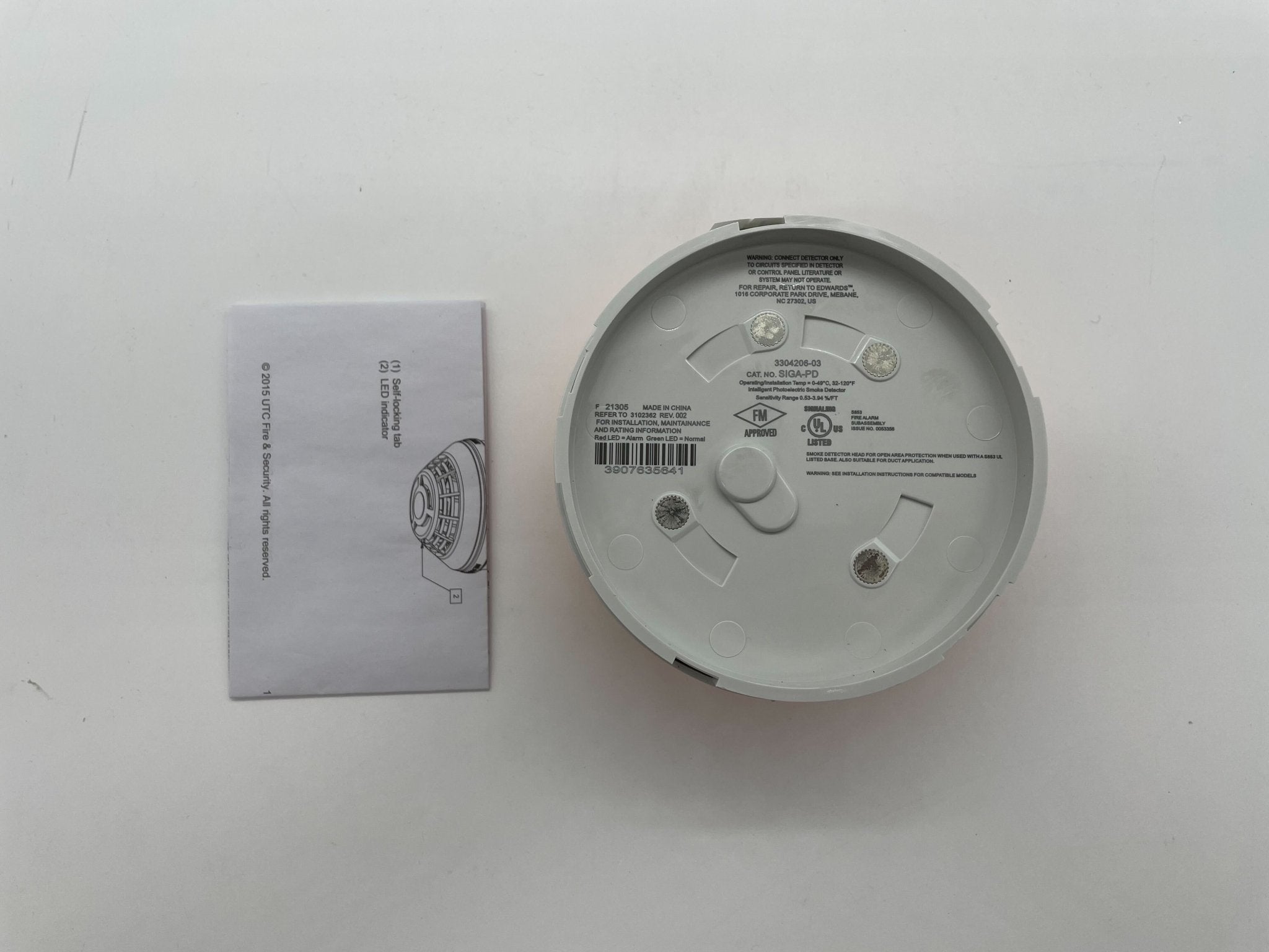 Edwards EST (SIGA-PD) Intelligent Photoelectric Smoke Detector