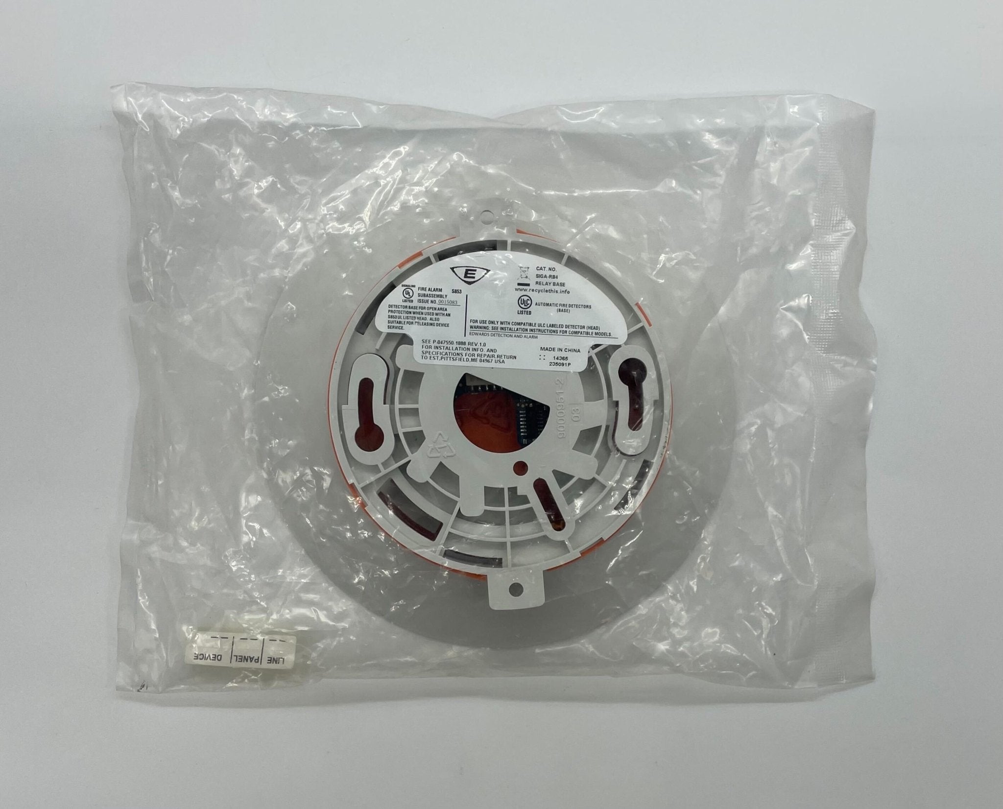 Edwards SIGA-RB4 - The Fire Alarm Supplier
