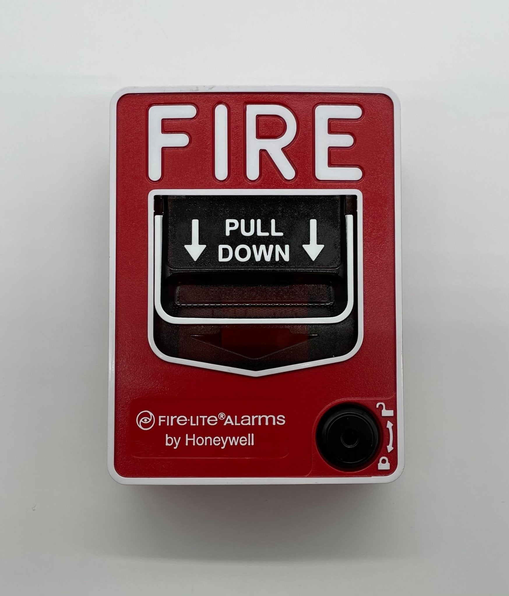 Firelite BG-12S Single-Action Pull Station with Pigtail Connections - The Fire Alarm Supplier
