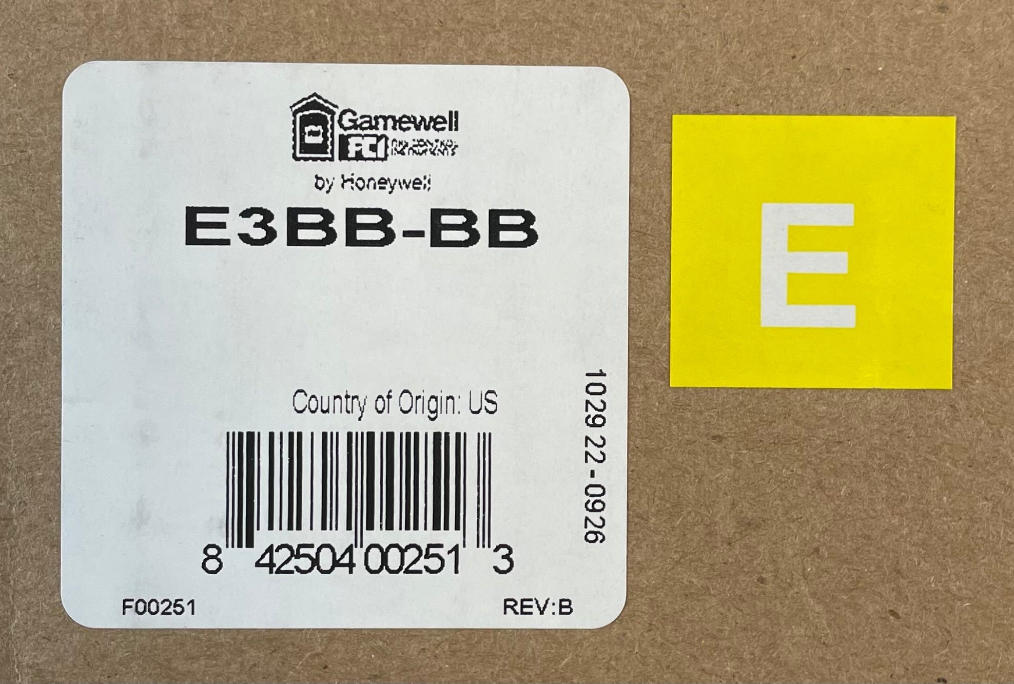 Gamewell-FCI E3BB-BB - The Fire Alarm Supplier