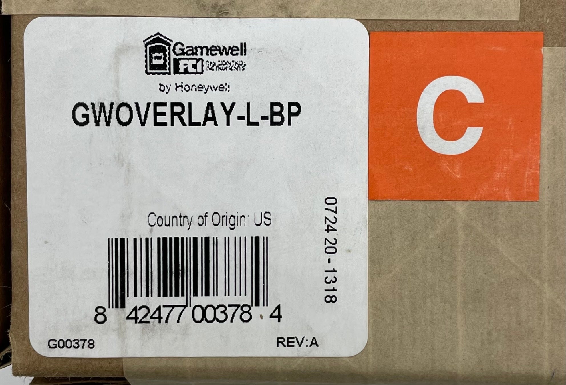 Gamewell-FCI GWOVERLAY-L-BP - The Fire Alarm Supplier