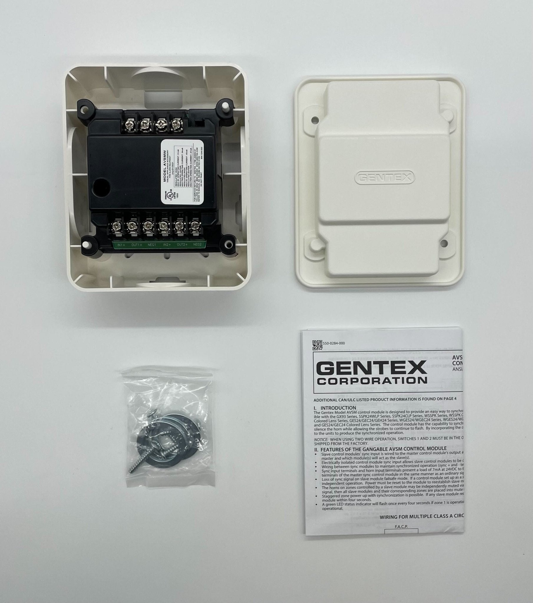 Gentex AVSM-W - The Fire Alarm Supplier