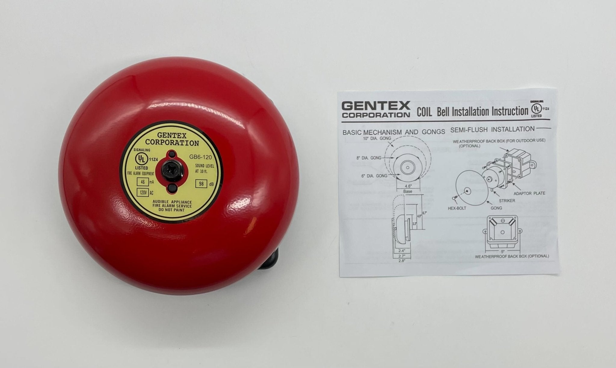 Gentex GB6-120 - The Fire Alarm Supplier