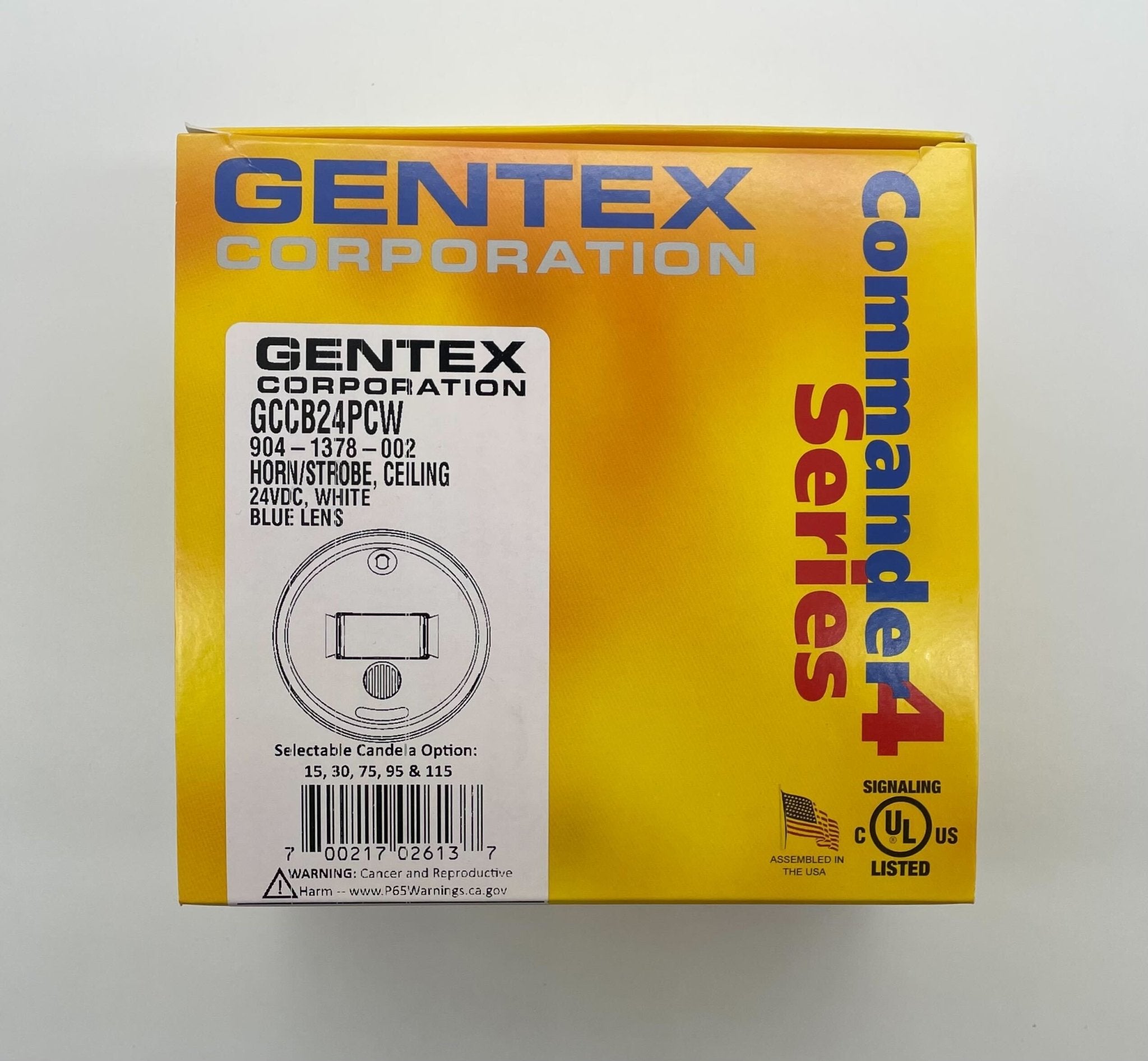 Gentex GCCB24PCW - The Fire Alarm Supplier