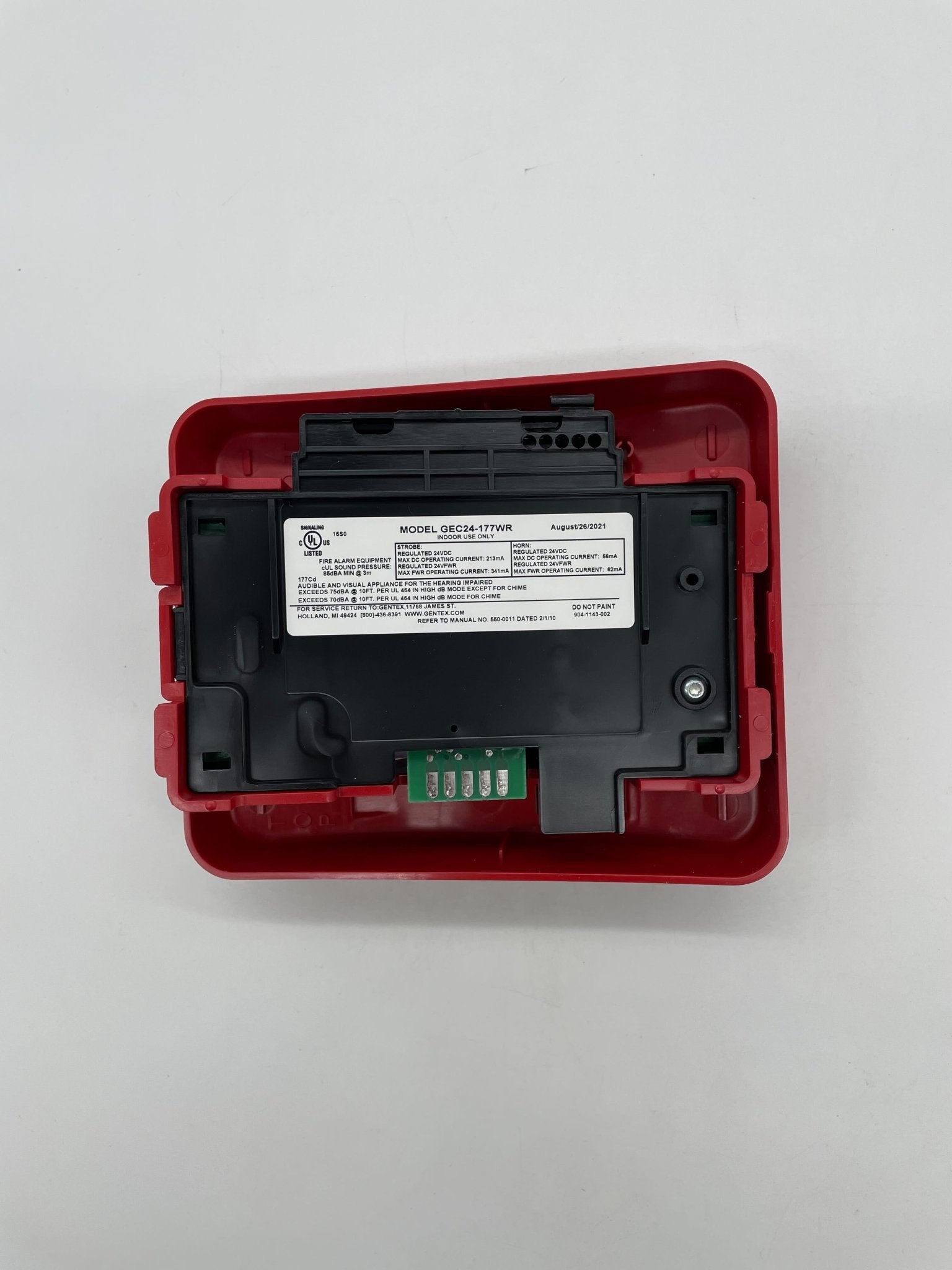 Gentex GEC24-177WR - The Fire Alarm Supplier