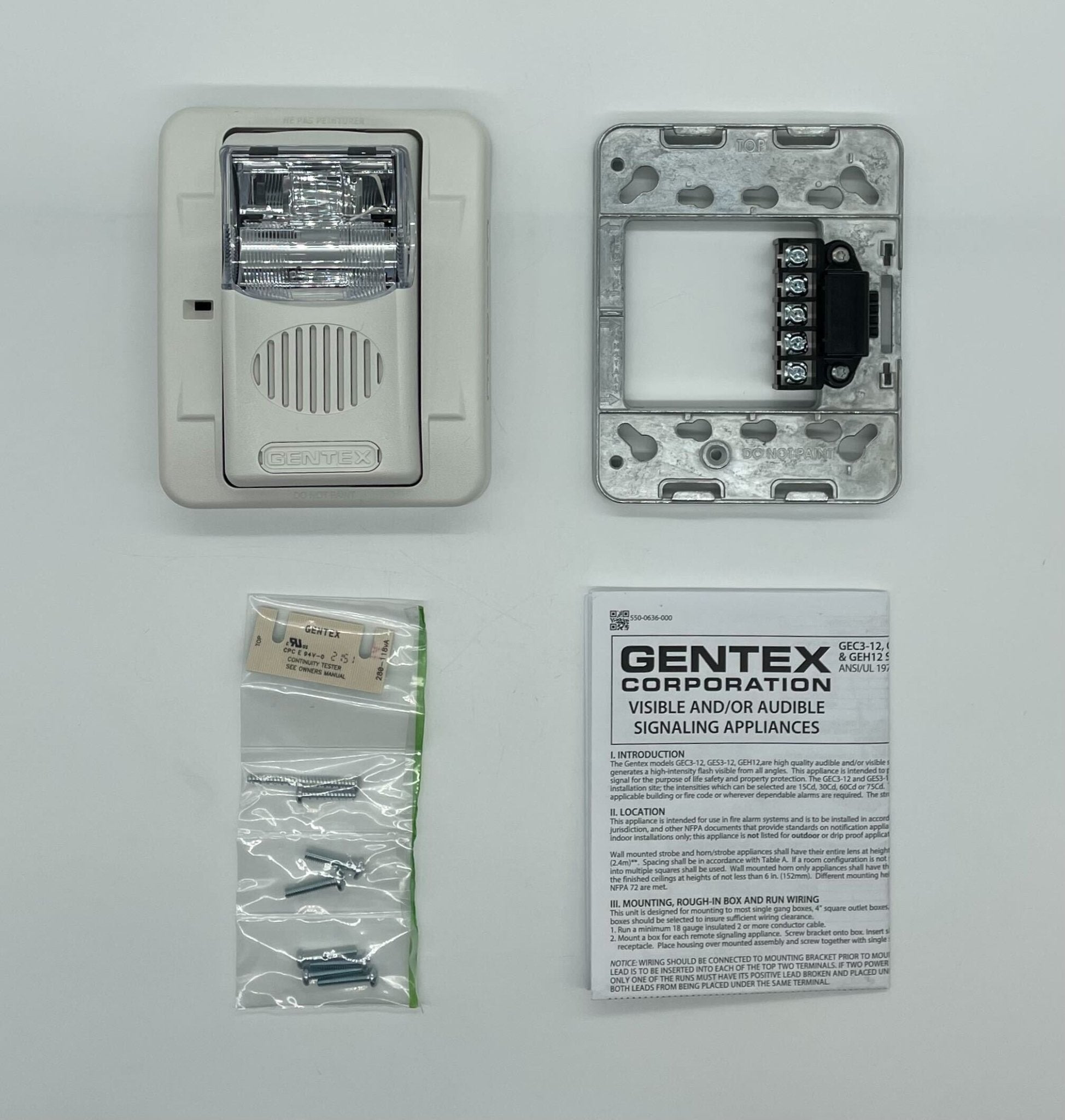 Gentex GEC3-12WW - The Fire Alarm Supplier