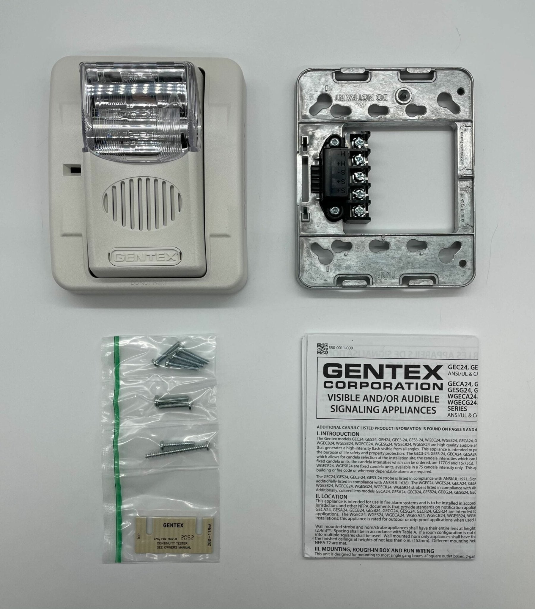 Gentex GEC3-24WW - The Fire Alarm Supplier