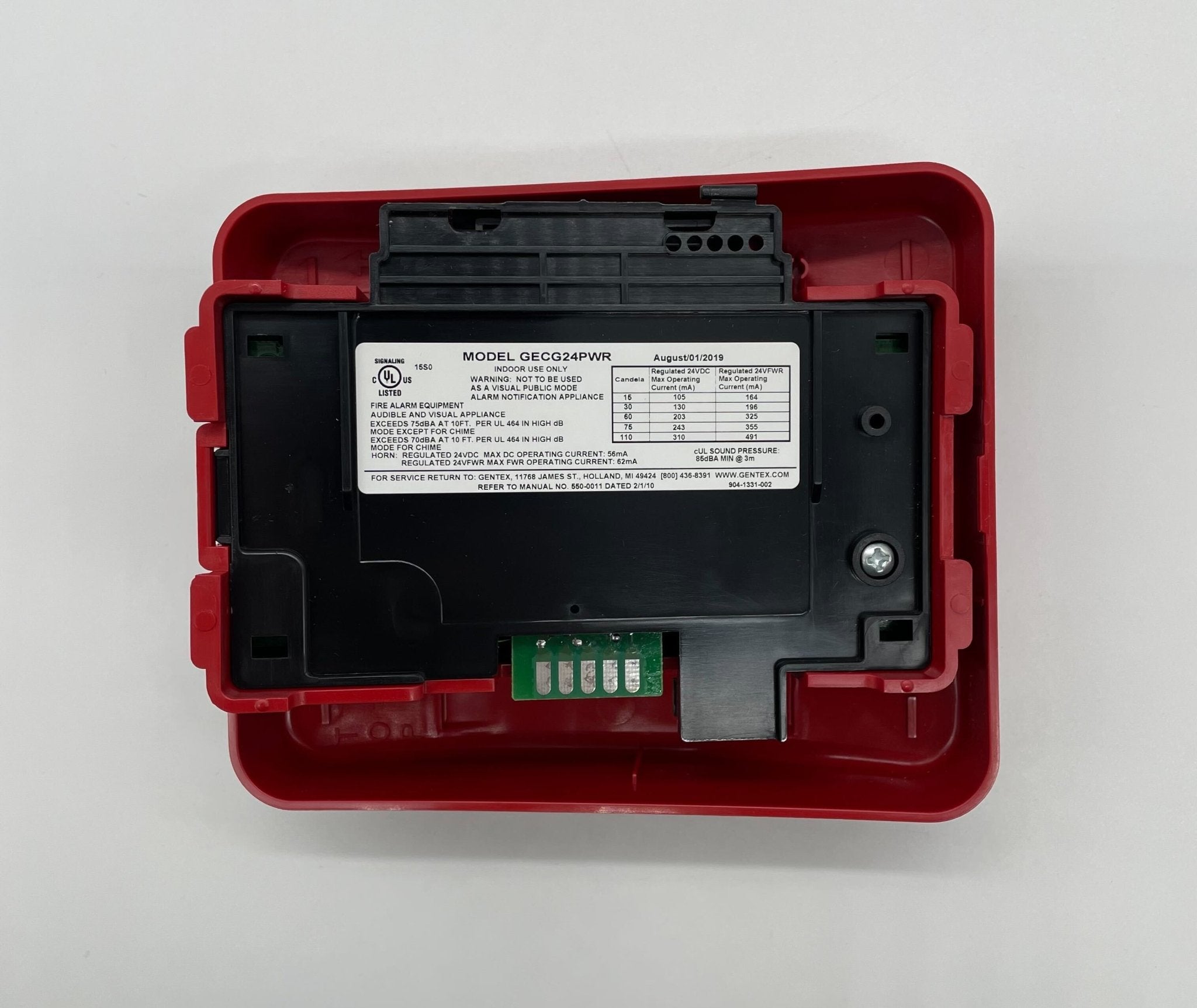 Gentex GECG24PWR - The Fire Alarm Supplier