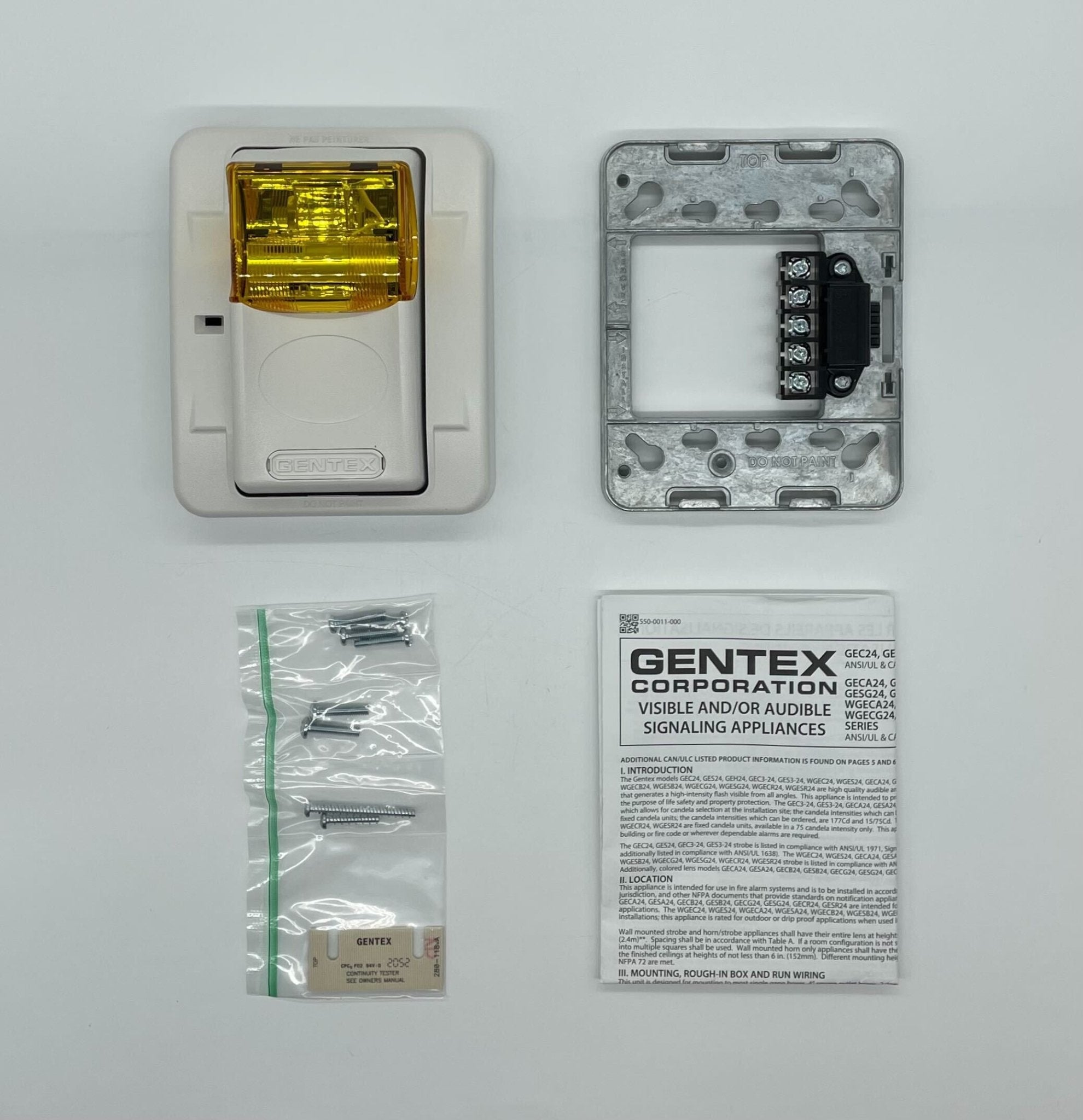 Gentex GESA24PWW - The Fire Alarm Supplier