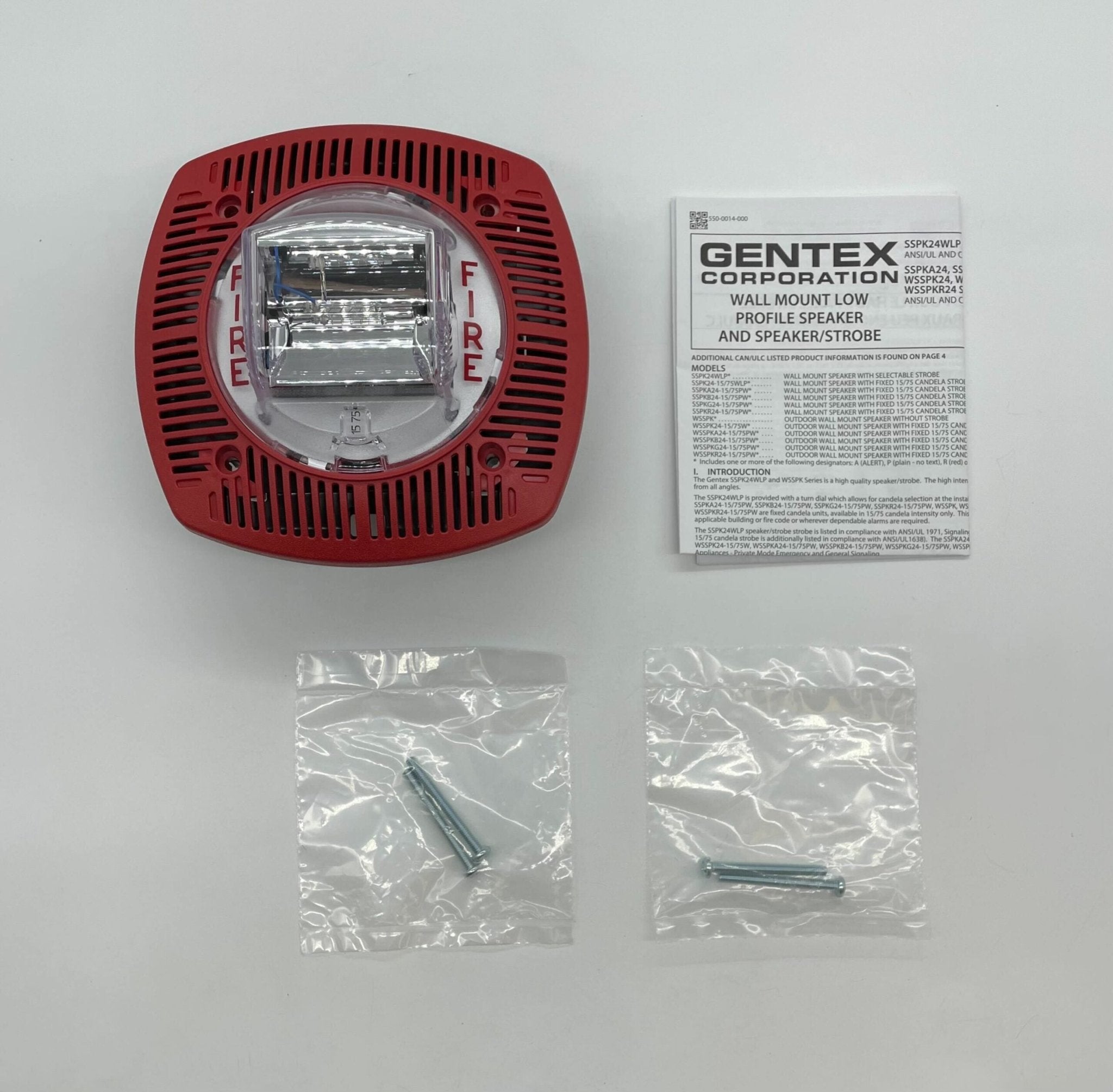 Gentex SSPK24-15/75WLPR - The Fire Alarm Supplier