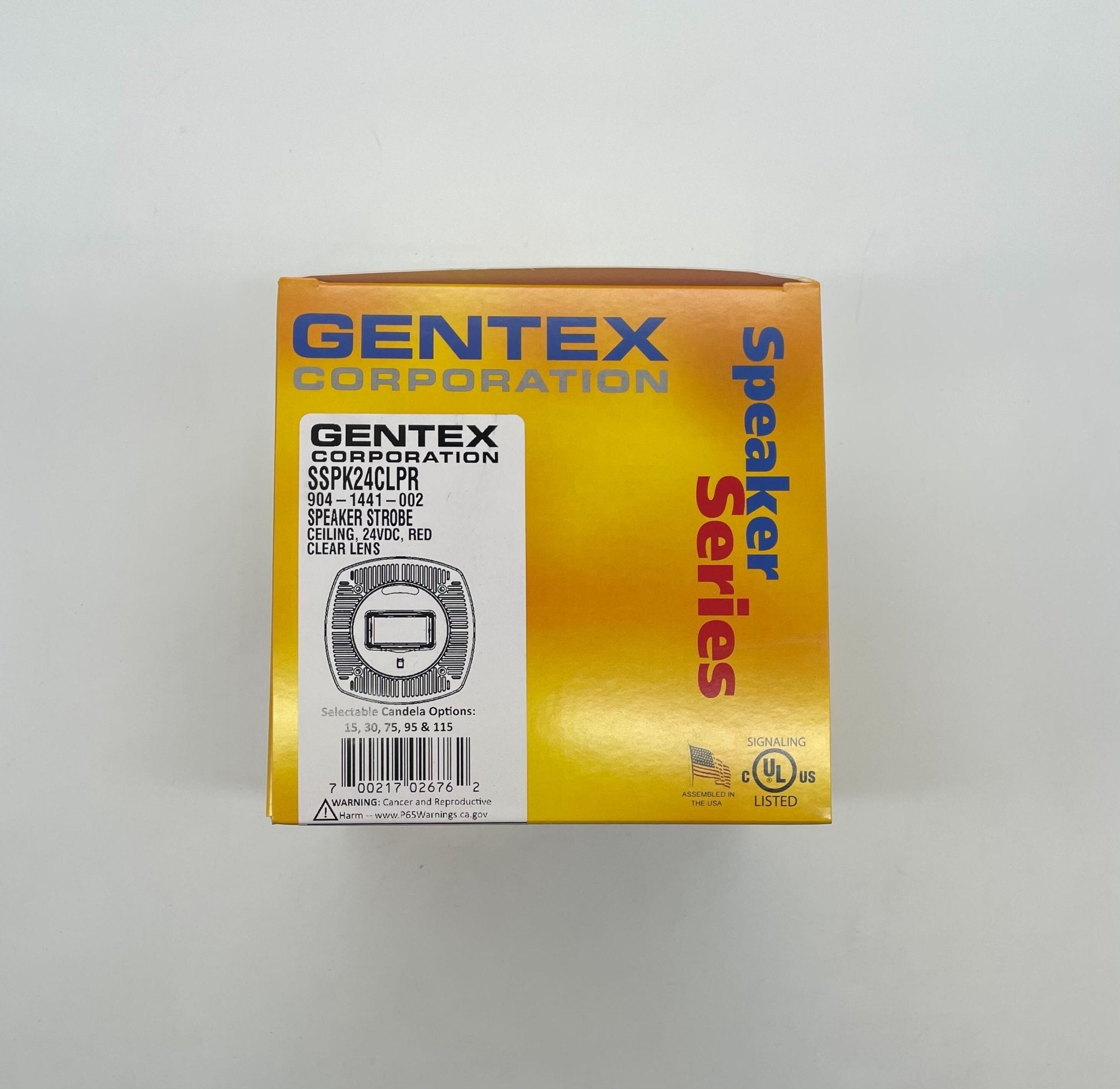 Gentex SSPK24CLPR - The Fire Alarm Supplier