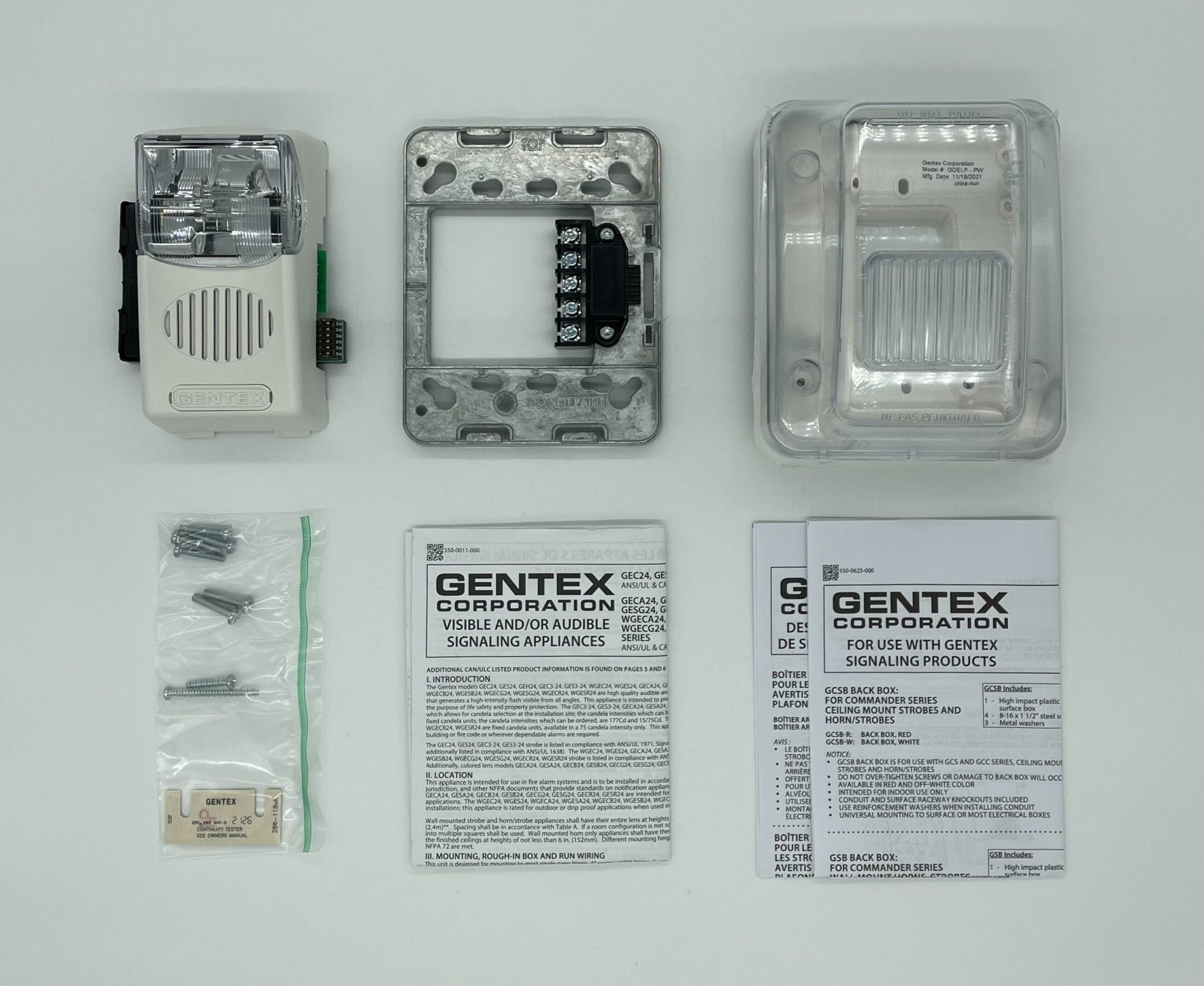 Gentex WGEC24-75PWWLP - The Fire Alarm Supplier