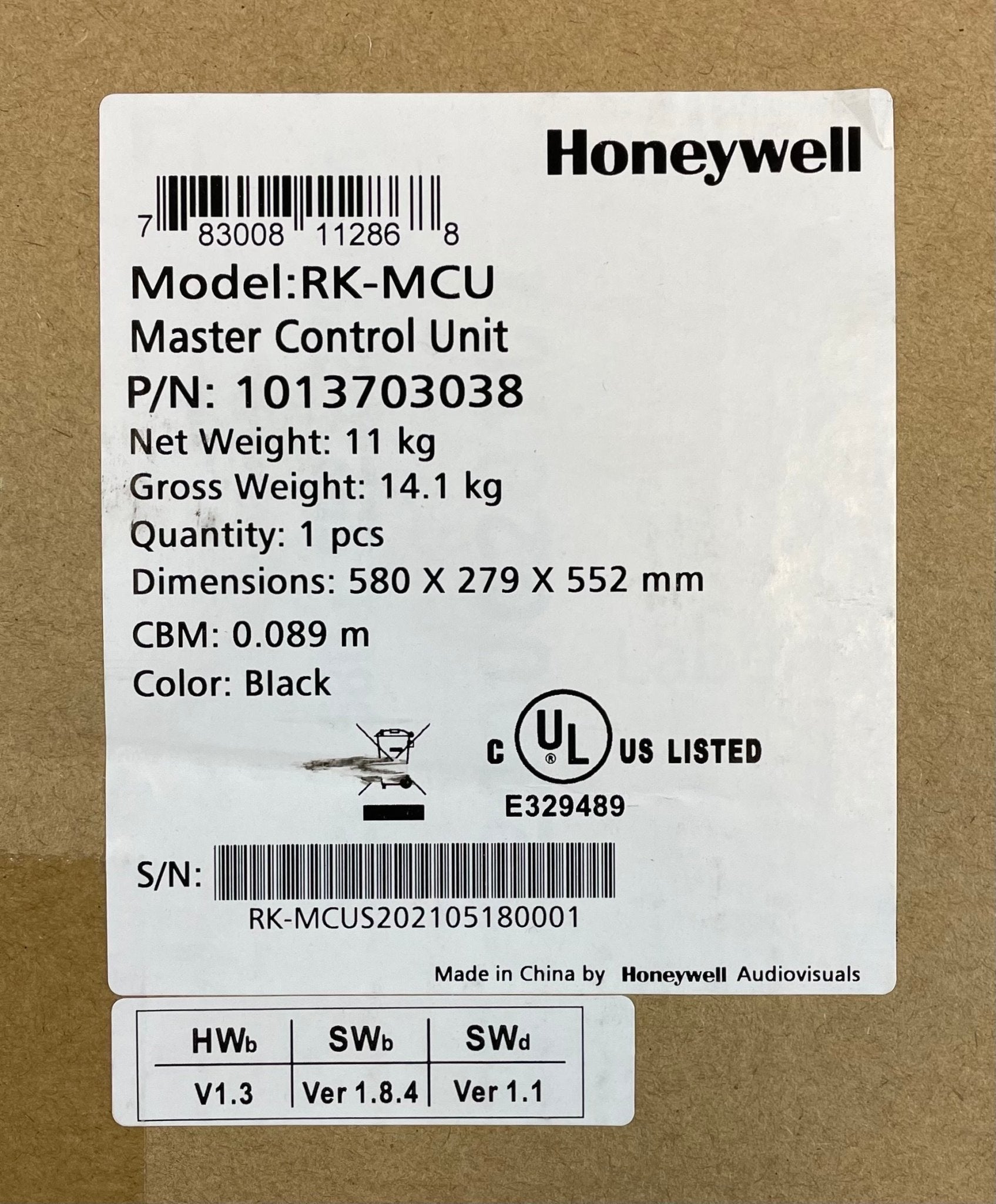 Honeywell RK-MCU - The Fire Alarm Supplier