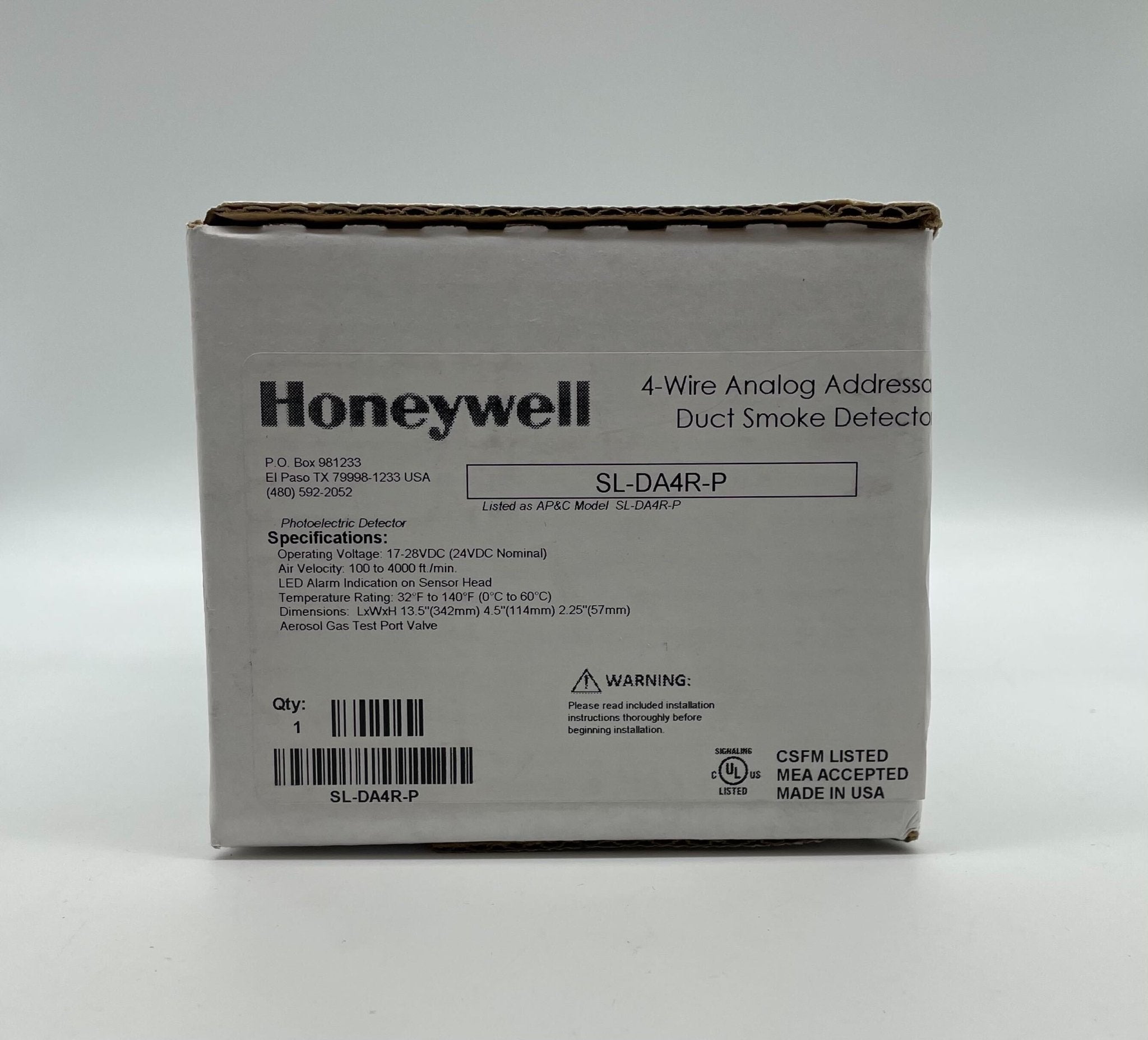 Honeywell SL-DA4R-P - The Fire Alarm Supplier