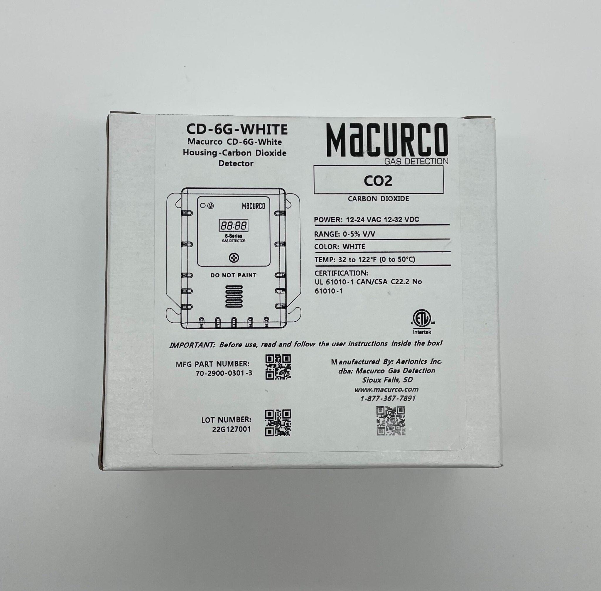 Macurco CD-6G - The Fire Alarm Supplier