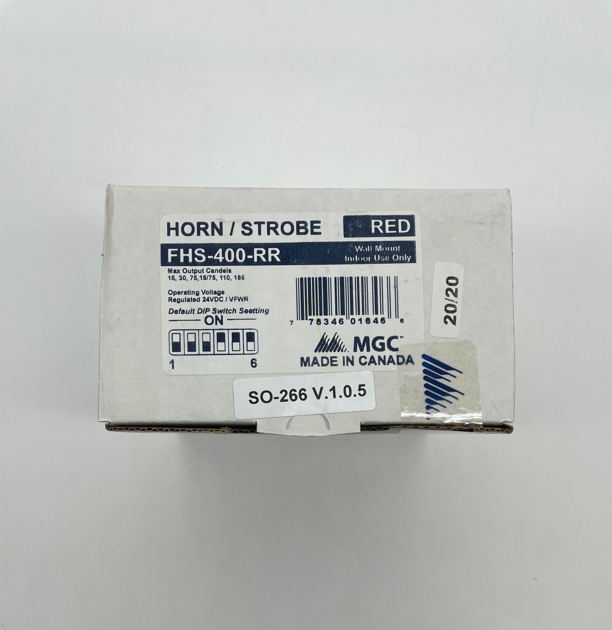 Mircom FHS-400-RR Wall Mount Horn Strobe - The Fire Alarm Supplier