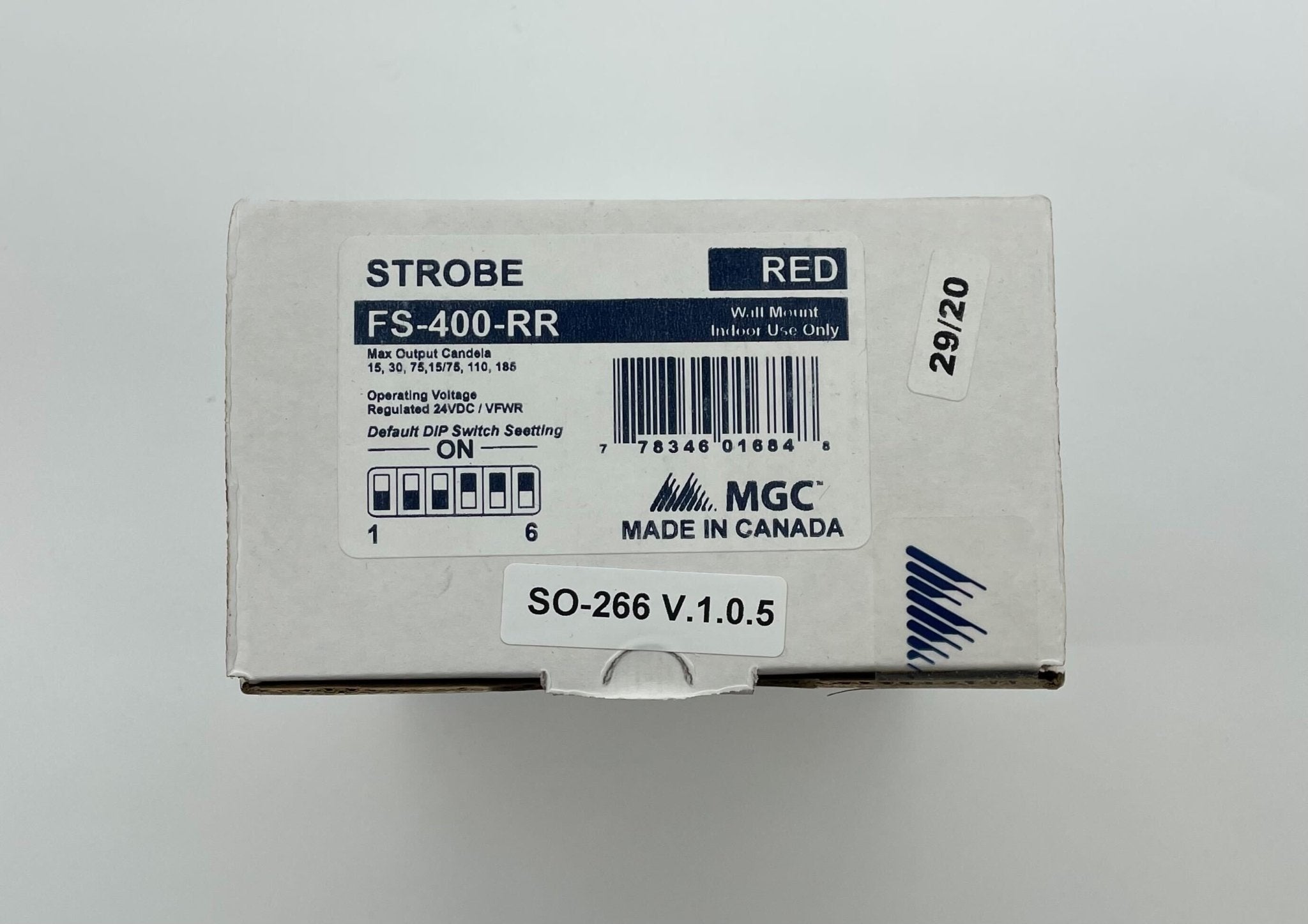 Mircom FS-400-RR Wall Mount Strobe - The Fire Alarm Supplier