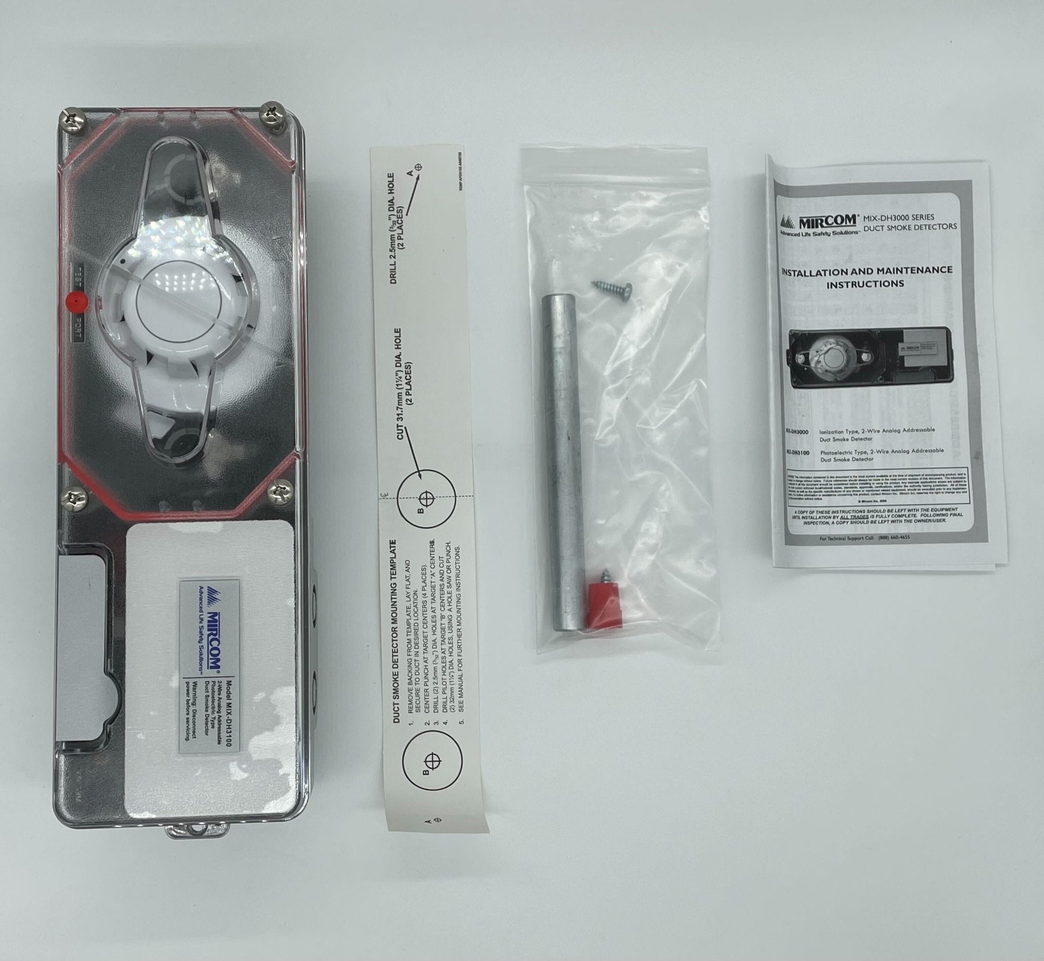 Mircom MIX-DH3100 Addressable Duct Smoke Detector - The Fire Alarm Supplier