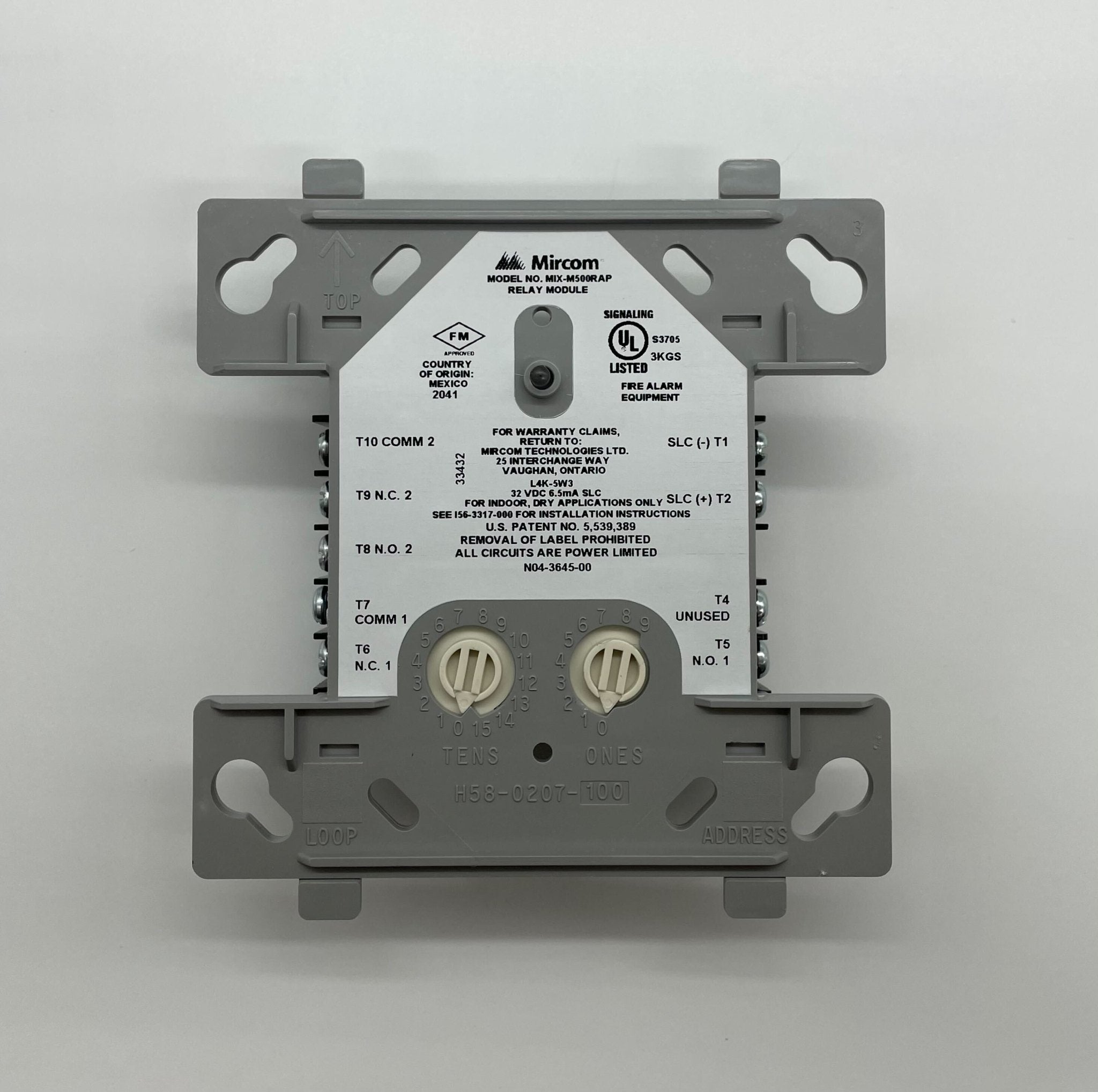 Mircom MIX-M500RAP Relay Control Module - The Fire Alarm Supplier