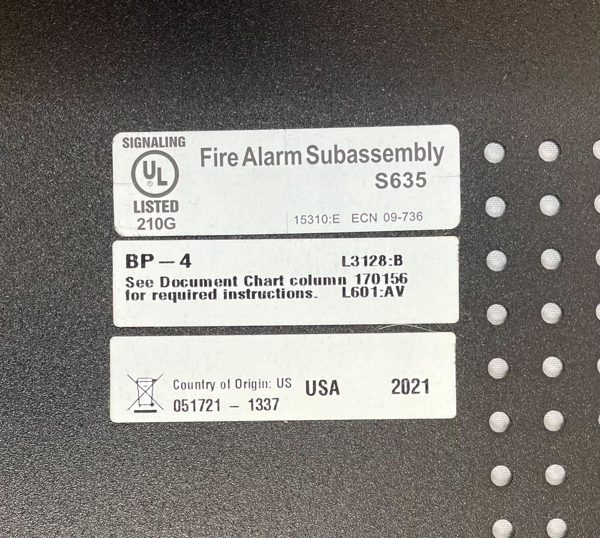 Notifier BP-4 - The Fire Alarm Supplier