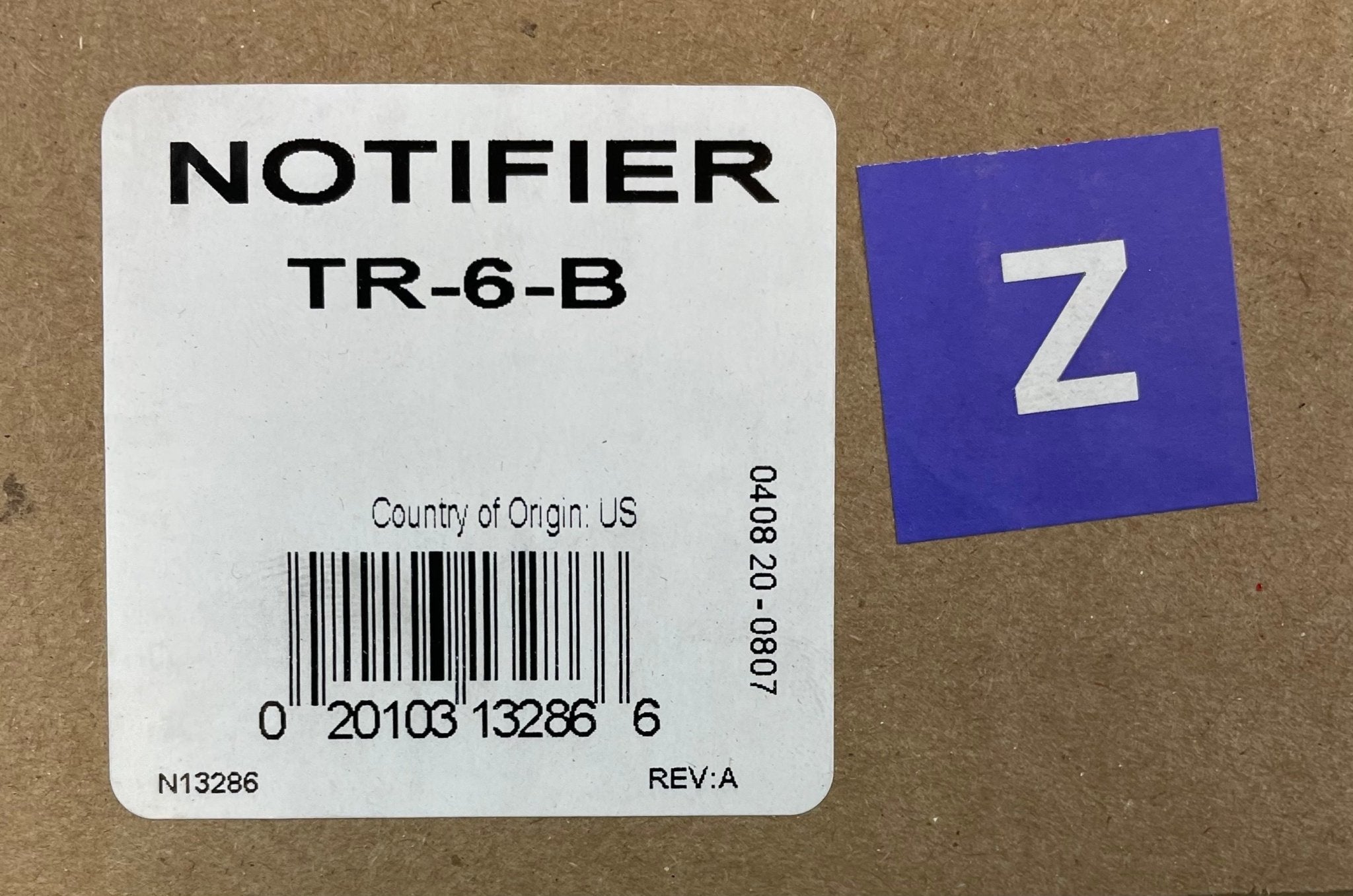 Notifier TR-6-B - The Fire Alarm Supplier