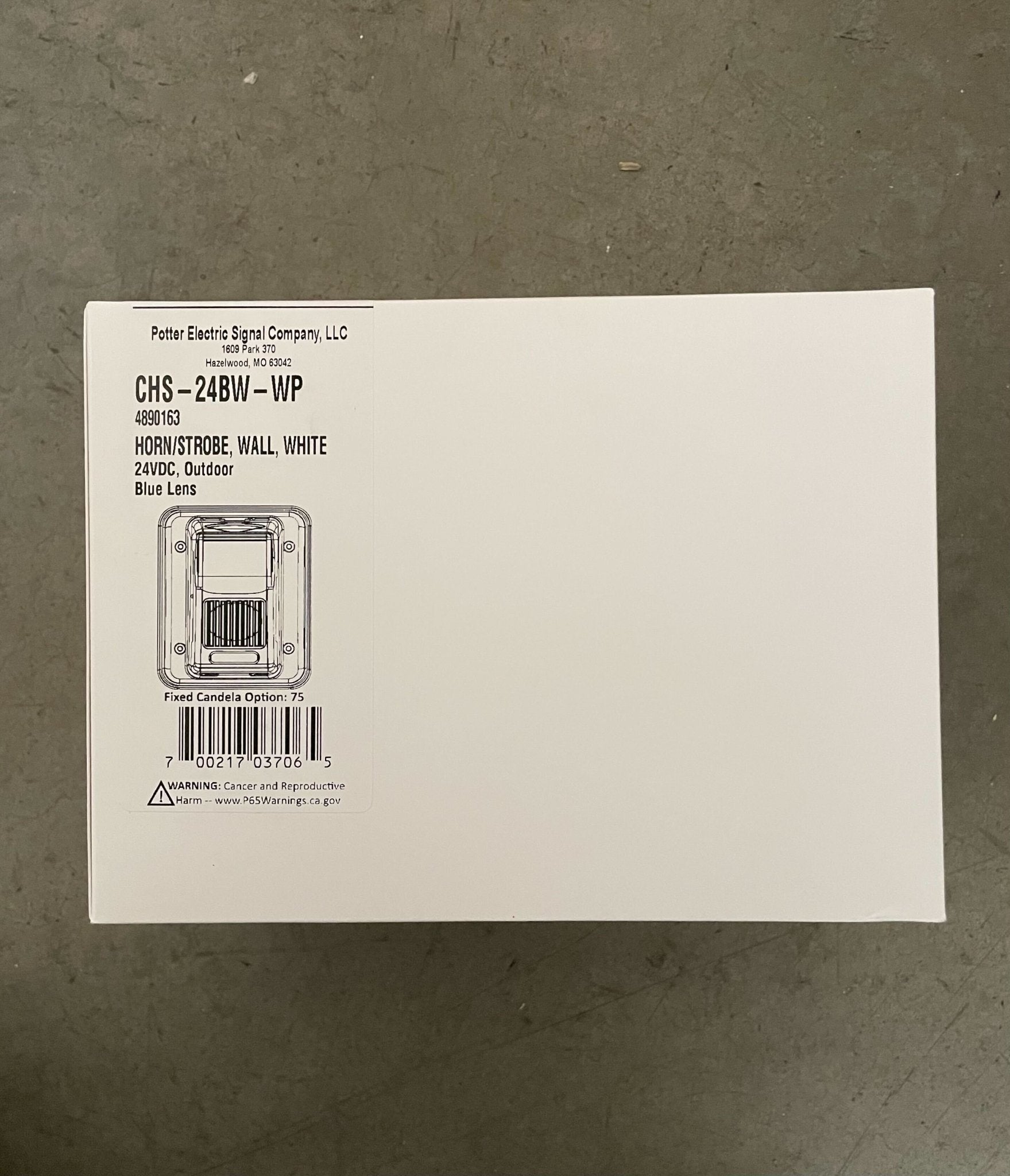 Potter CHS-24BW-WP - The Fire Alarm Supplier