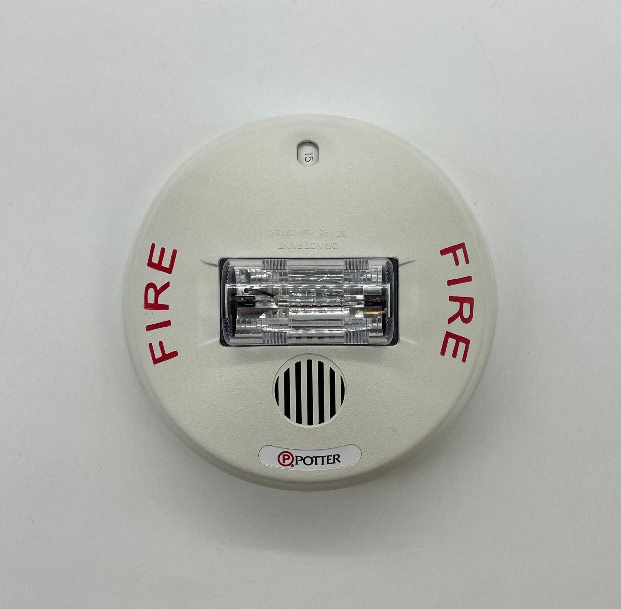 Potter CHS-24W 24 Volt Ceiling Mount Selectable Horn Strobe, White Faceplate - The Fire Alarm Supplier