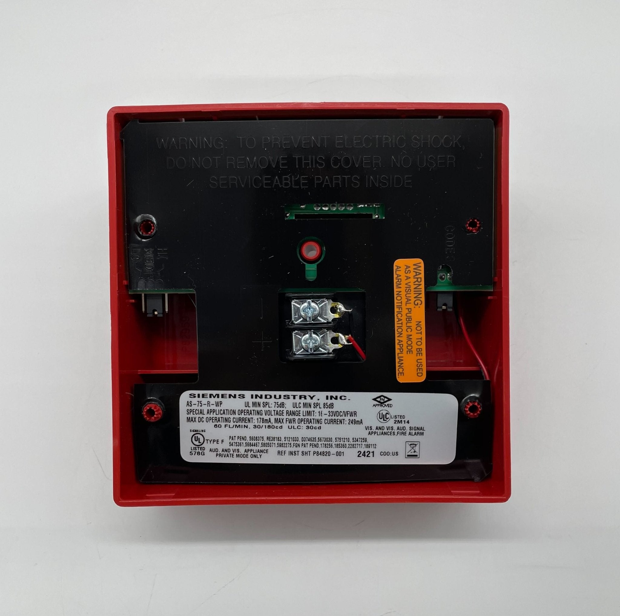 Siemens AS-75-R-WP - The Fire Alarm Supplier