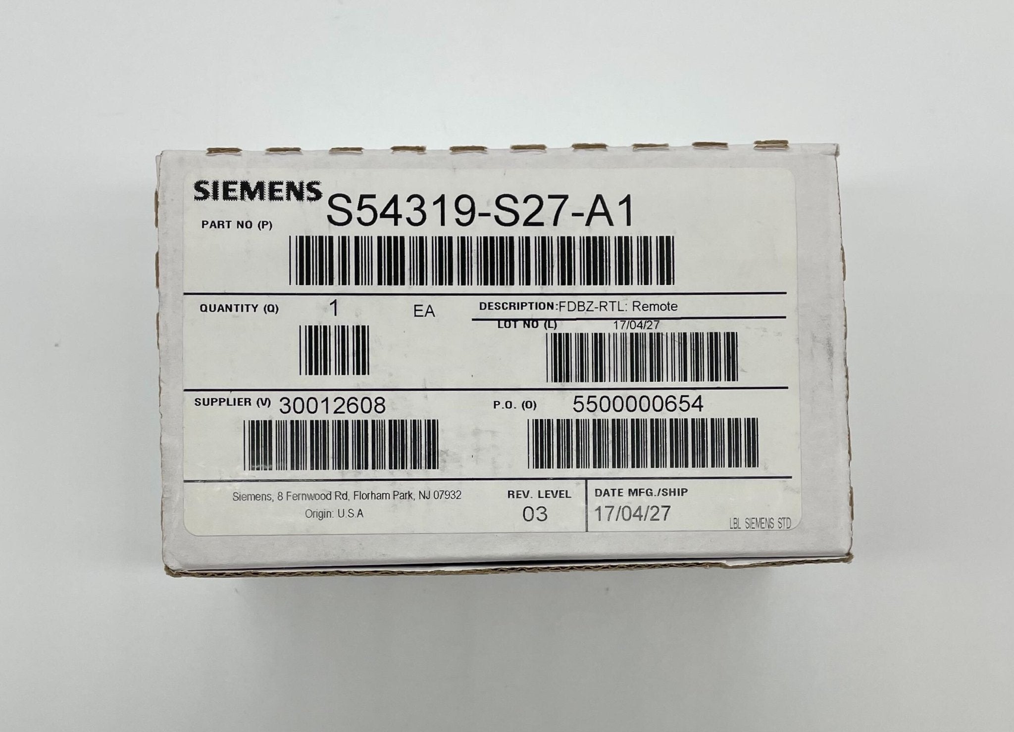 Siemens FDBZ-RTL Remote Alarm Indicator - The Fire Alarm Supplier
