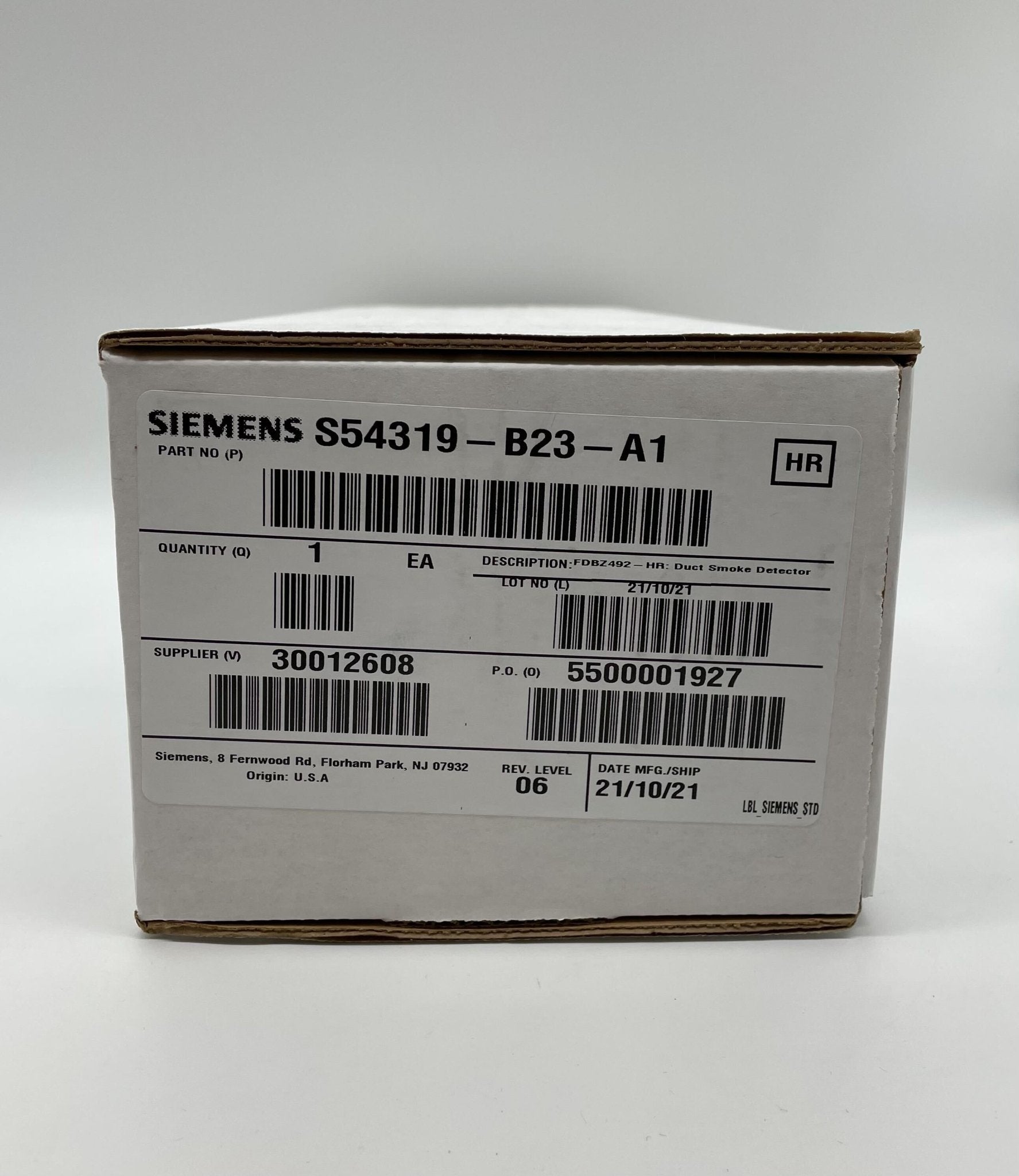 Siemens FDBZ492-HR - The Fire Alarm Supplier
