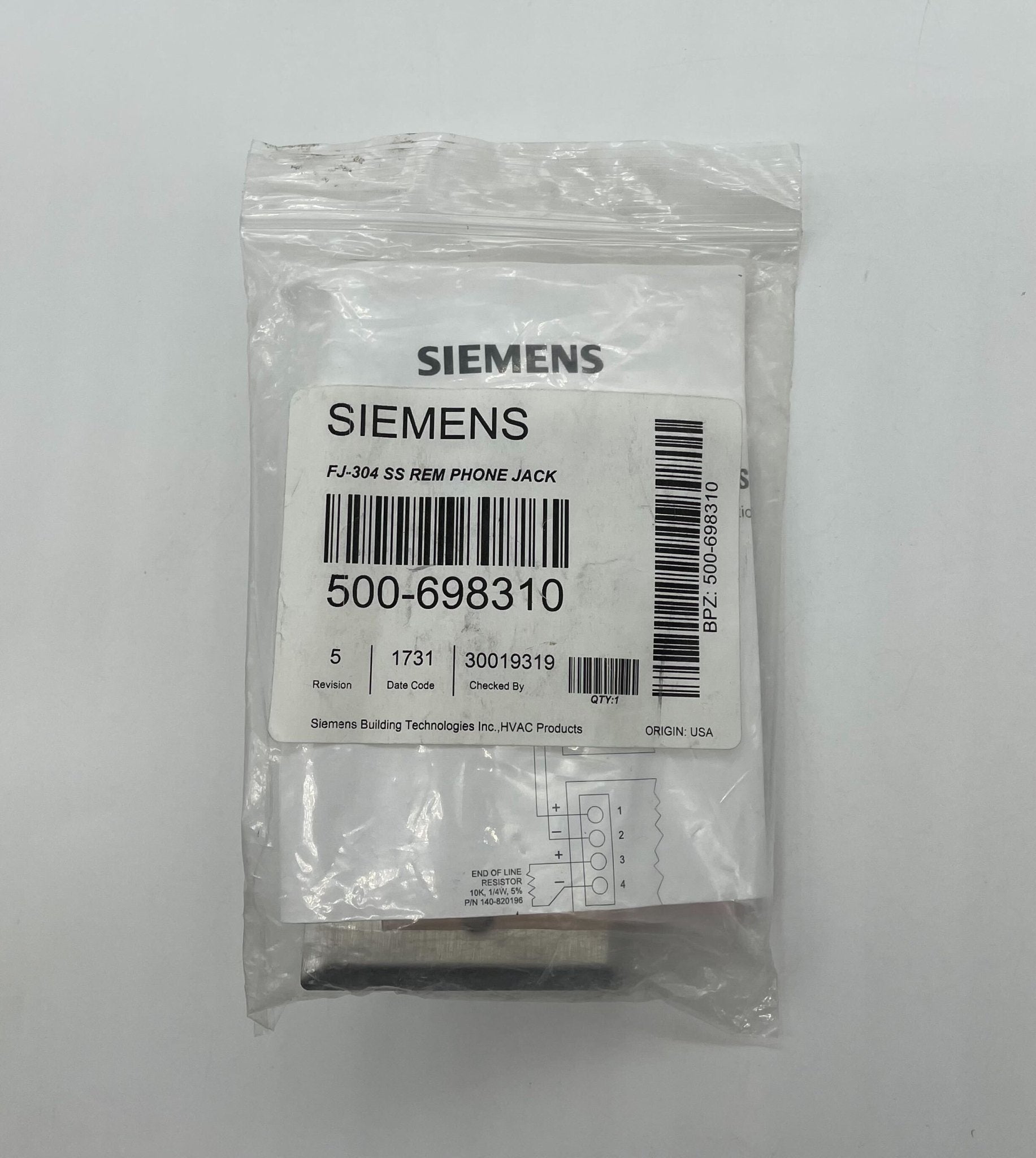 Siemens FJ-304SS - The Fire Alarm Supplier