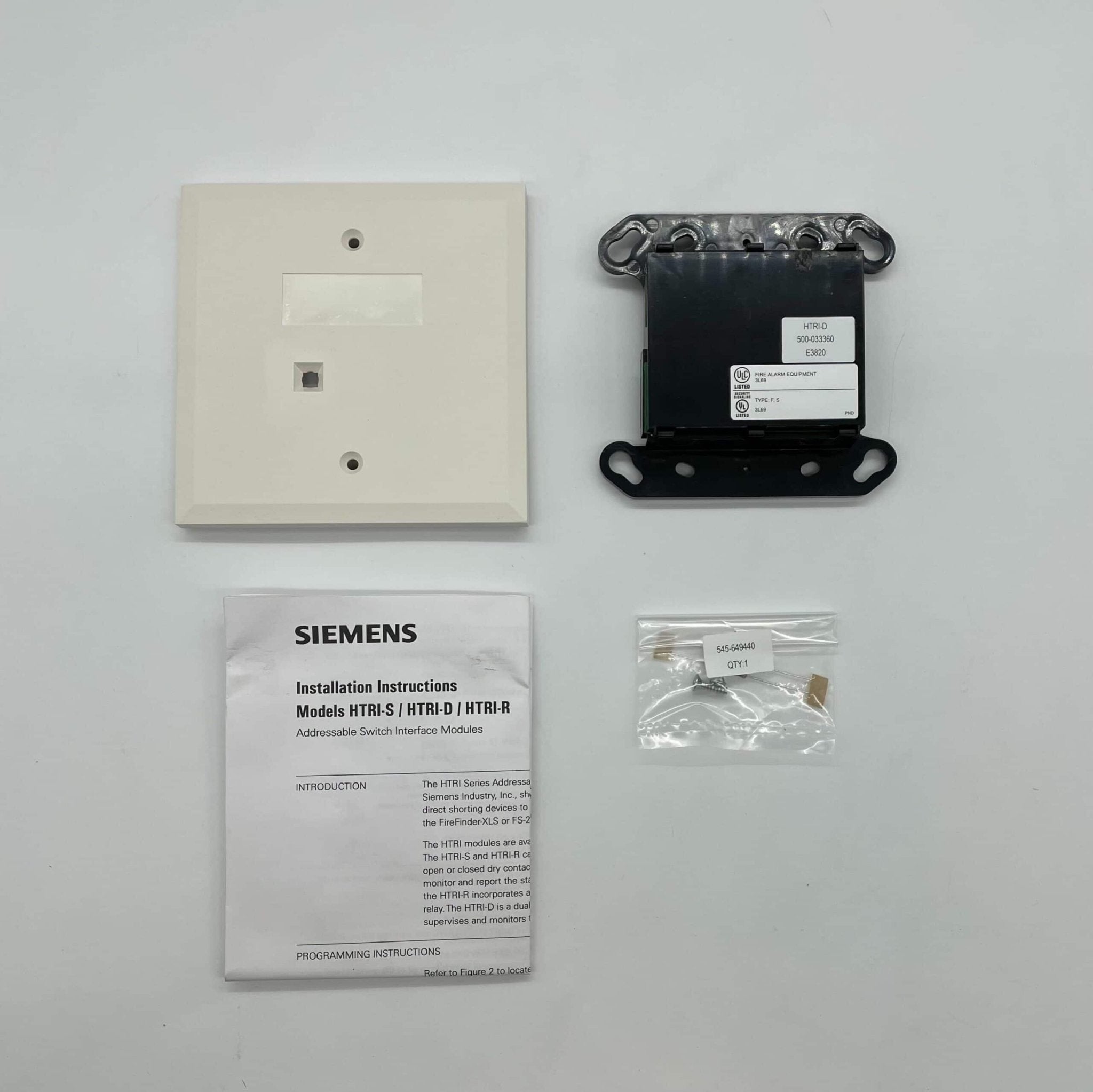 Siemens HTRI-D Dual Input Module - The Fire Alarm Supplier