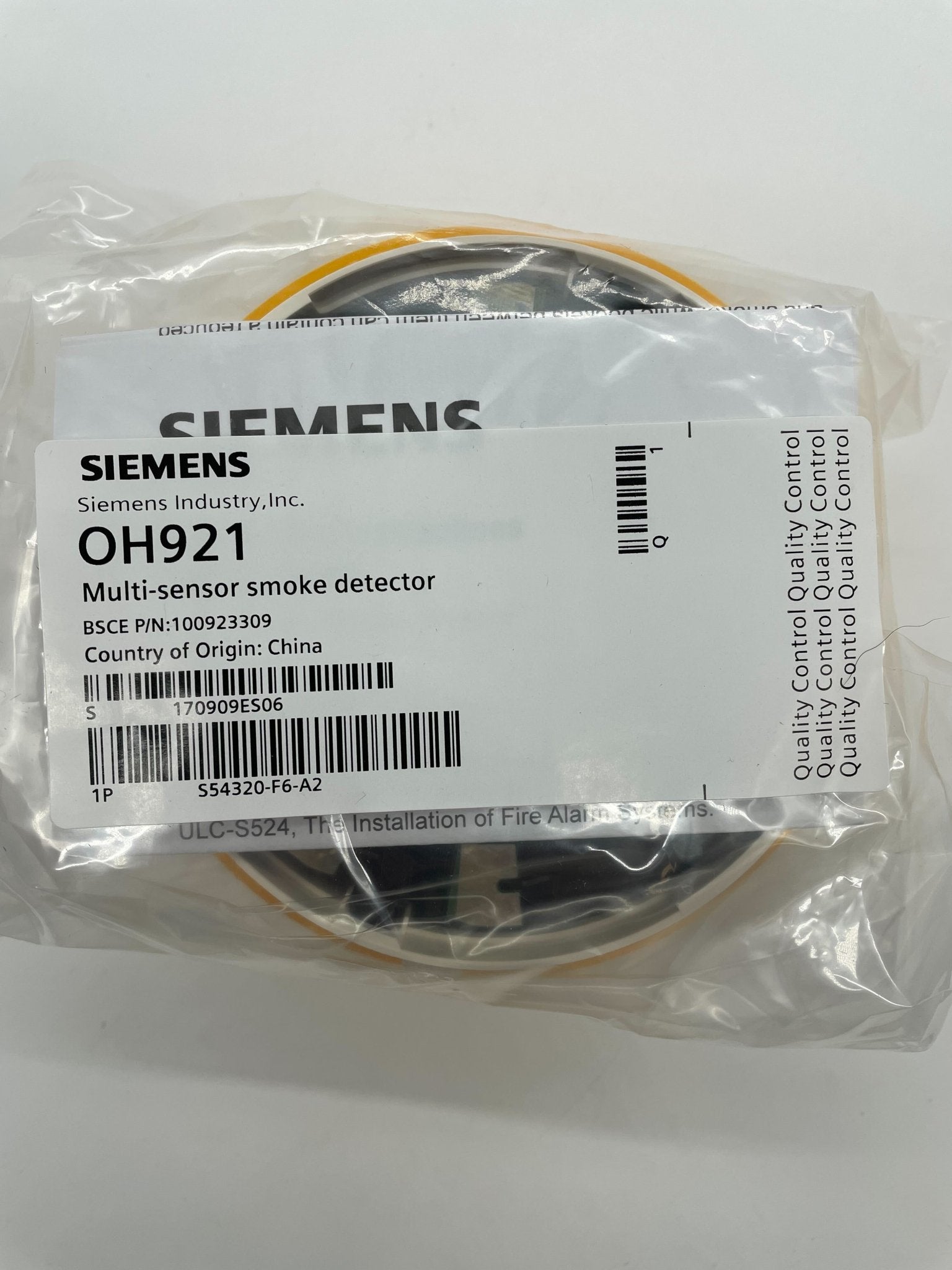 Siemens OH921 - The Fire Alarm Supplier