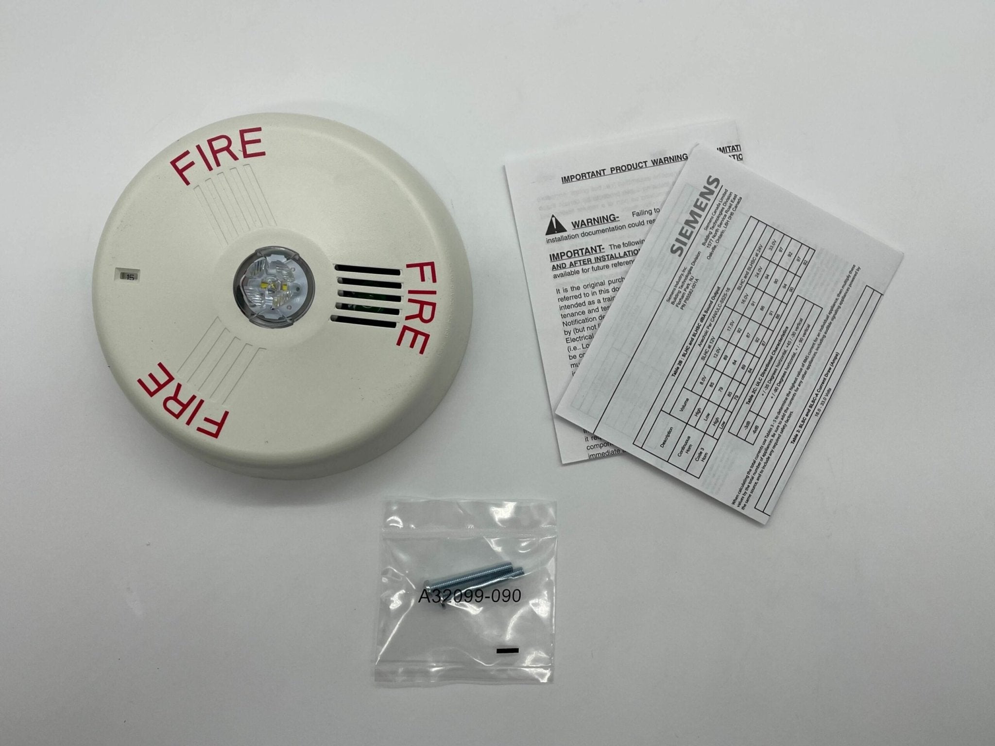 Siemens SLHSCW-F - The Fire Alarm Supplier