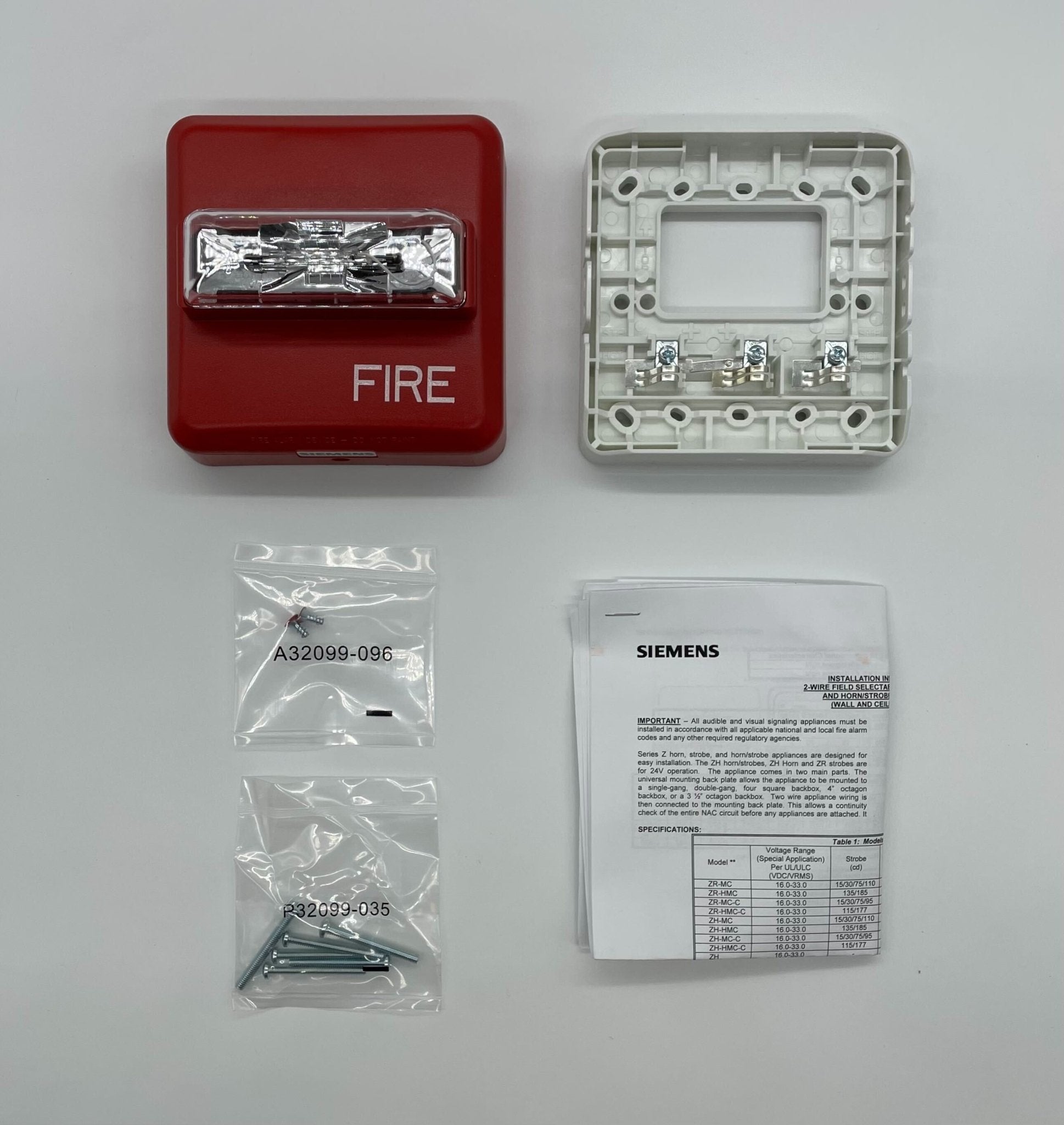 Siemens ZR-HMC-R - The Fire Alarm Supplier