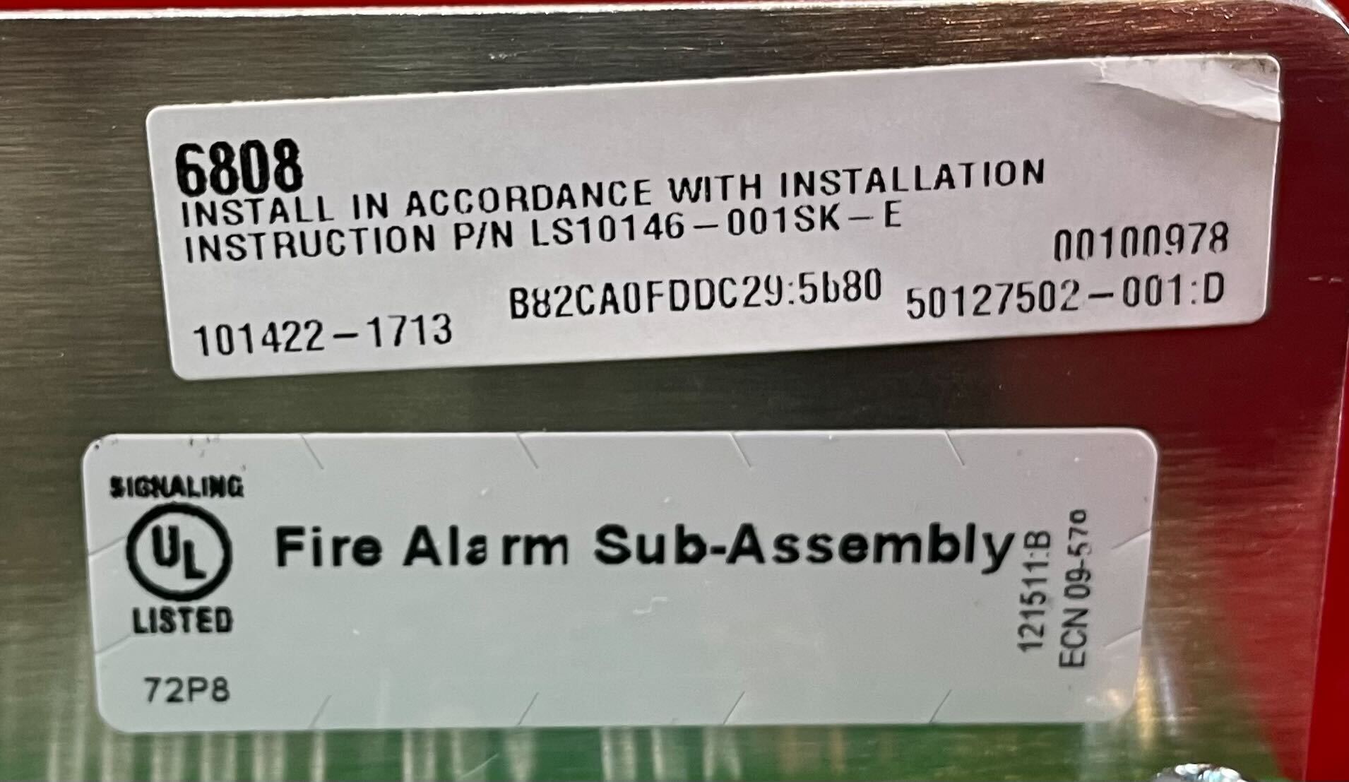 Silent Knight 6808 198-Point Single Loop Addressable Fire Alarm Control System (Replaces 5808) - The Fire Alarm Supplier